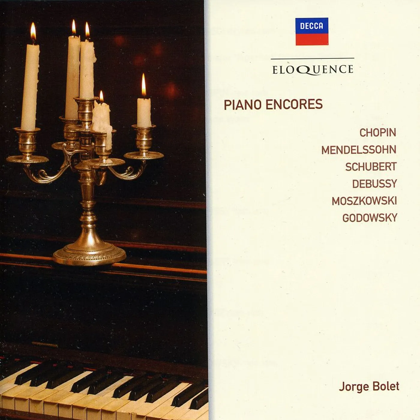 Jorge Bolet ELOQ: PIANO ENCORES CD