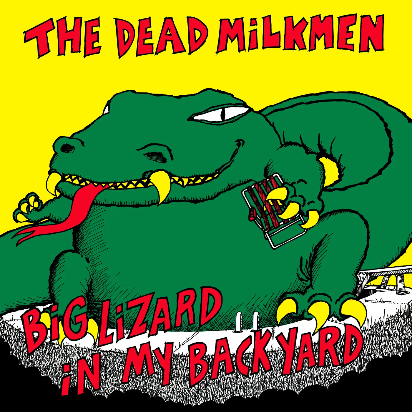 The Dead Milkmen BIG LIZARD IN MY BACKYARD Vinyl Record