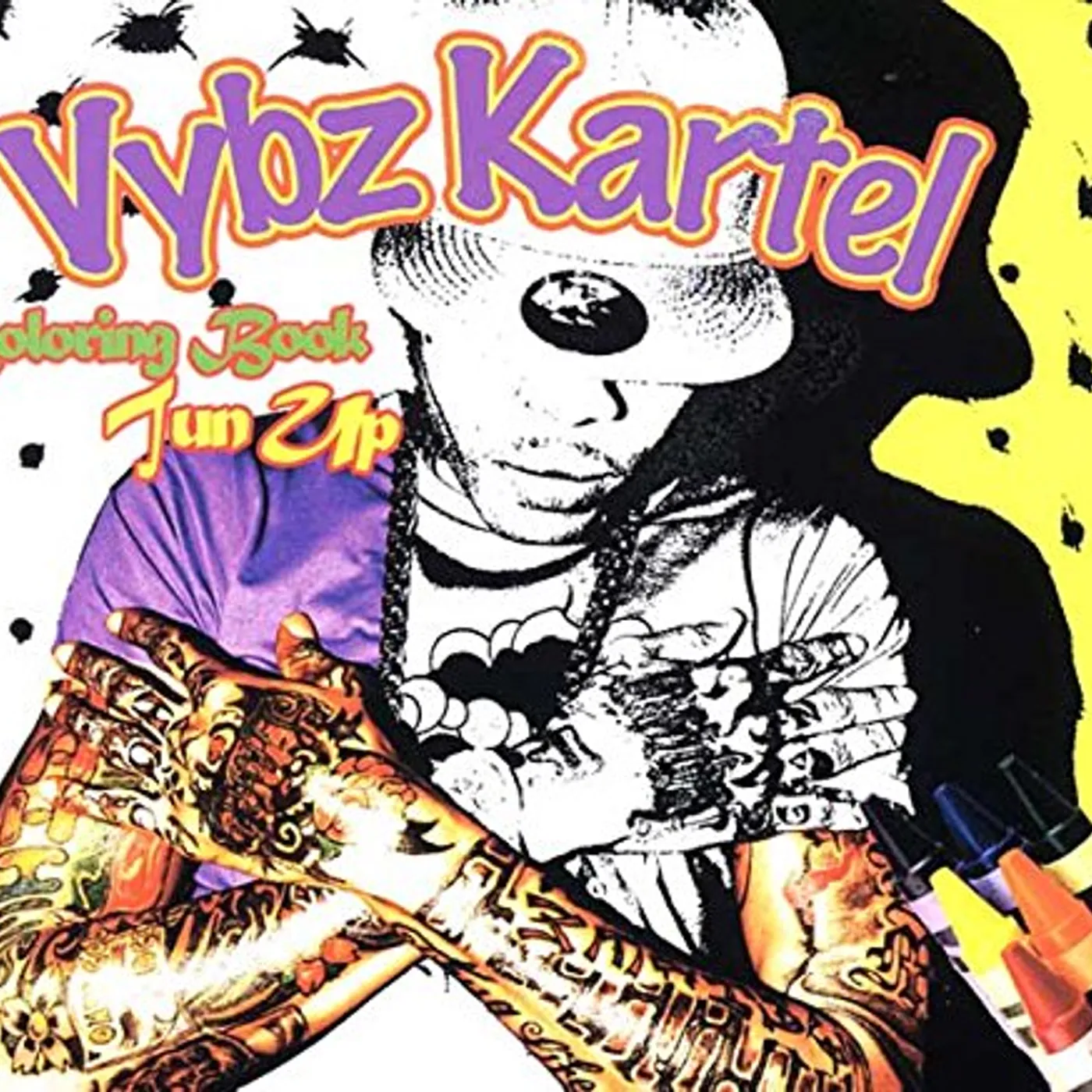 Vybz Kartel COLORING BOOK - TUN UP CD