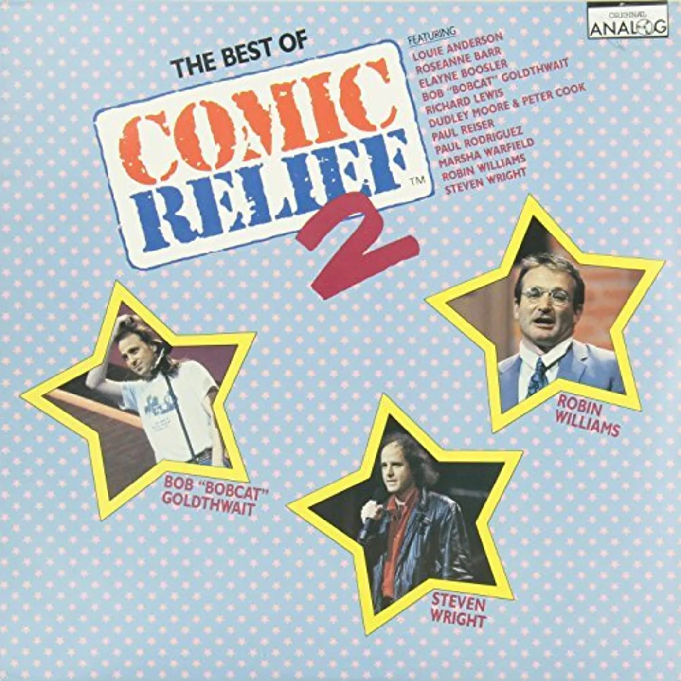 Comic Relief BEST OF VOL.2: WILLIAMS,ROBIN / GOLDBERG,WHOOPI Vinyl Record