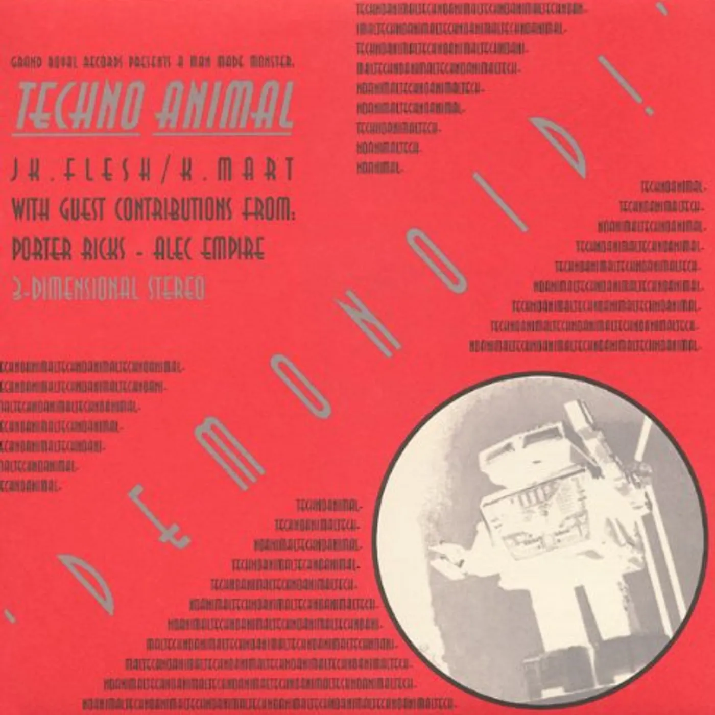 Techno Animal Demonoid Vinyl Record