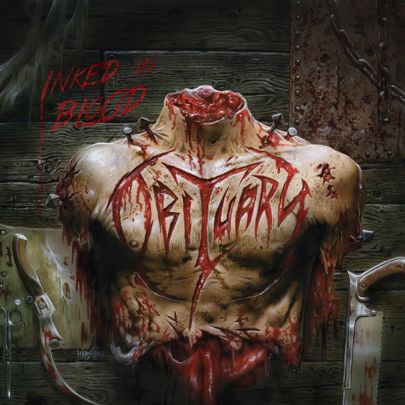 Obituary Inked In Blood Vinyl Record