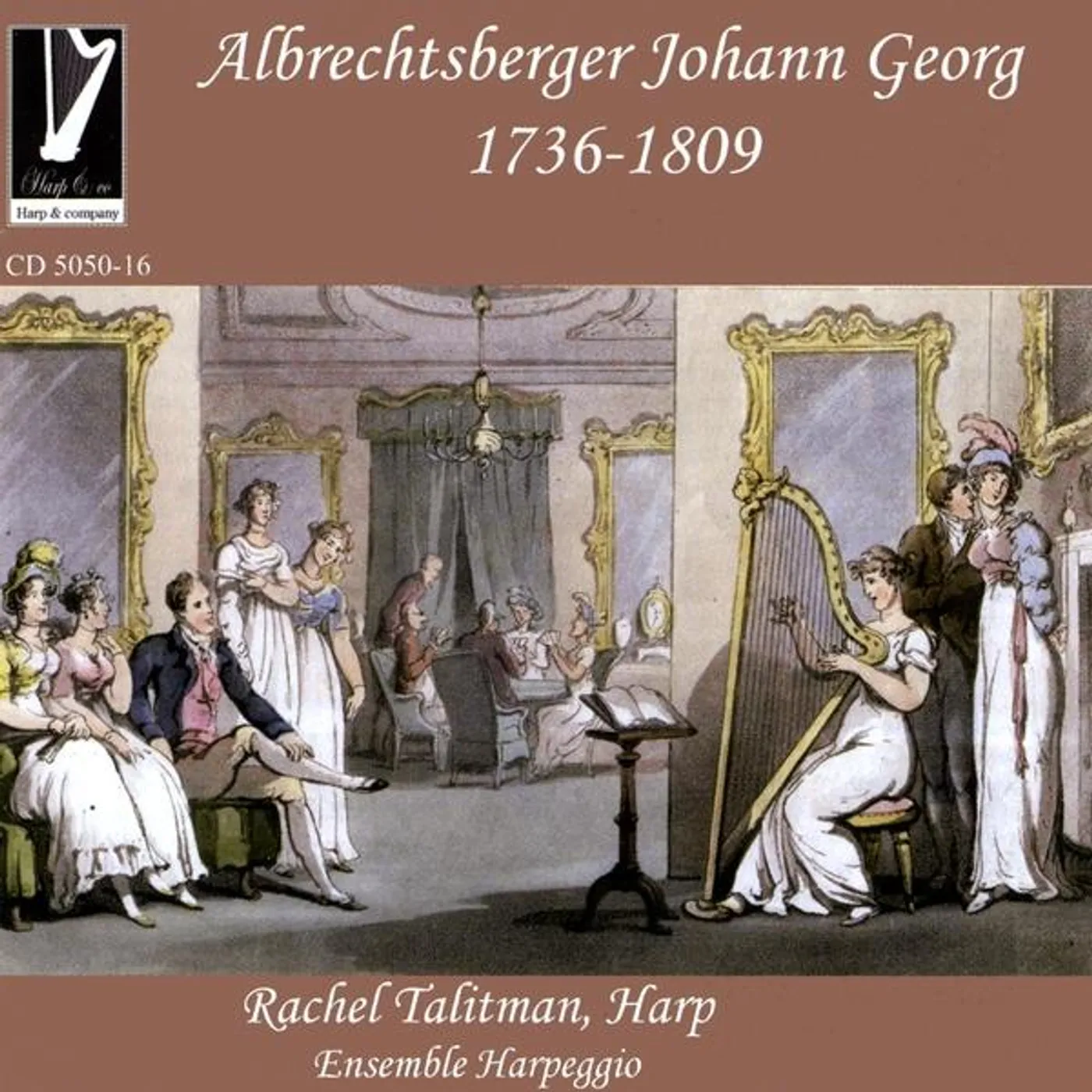 Rachel Talitman ALBRECHTSBERGER JOHANN GEORG 1736-1809 CD