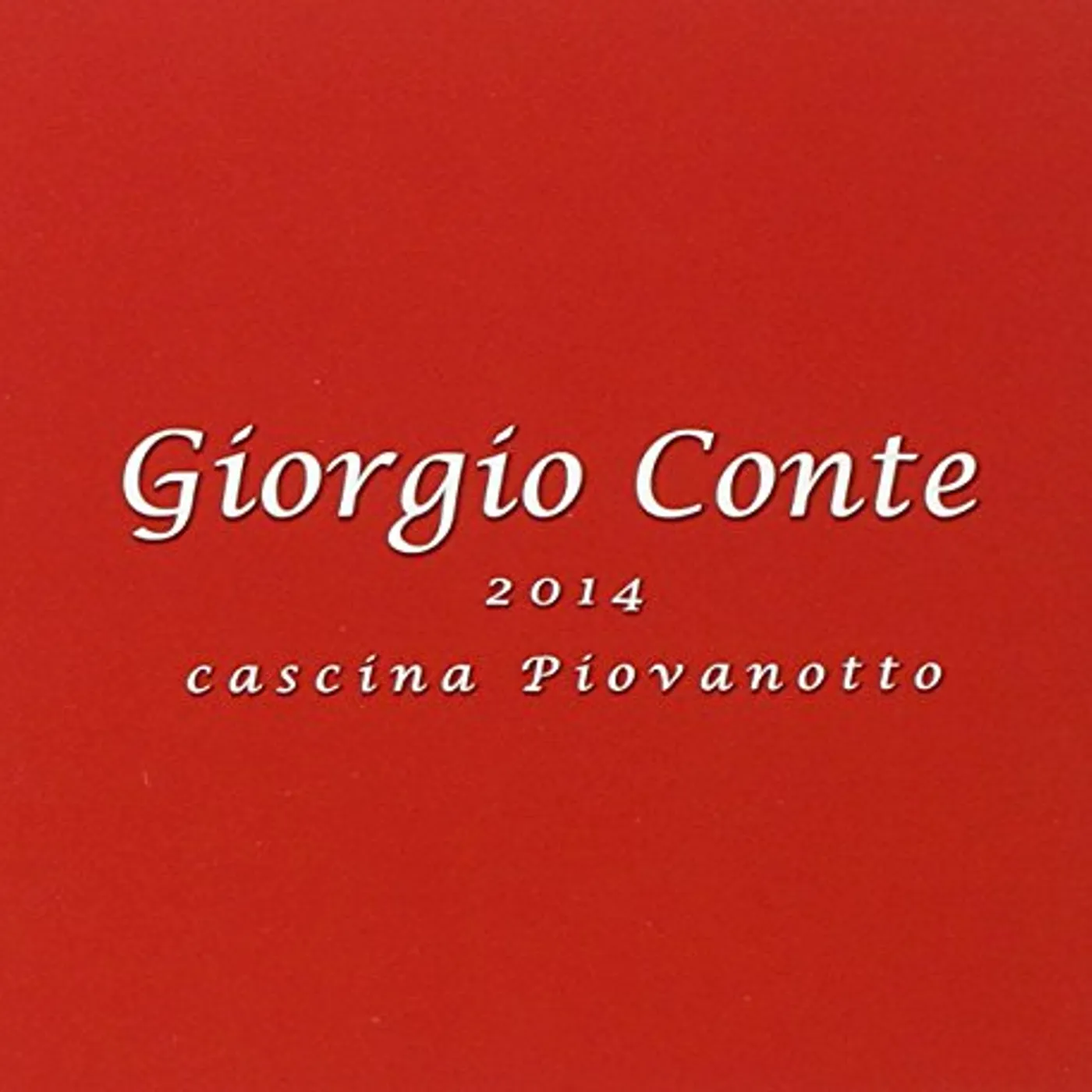 Giorgio Conte 2014 CASCINA PIOVANOTTO CD
