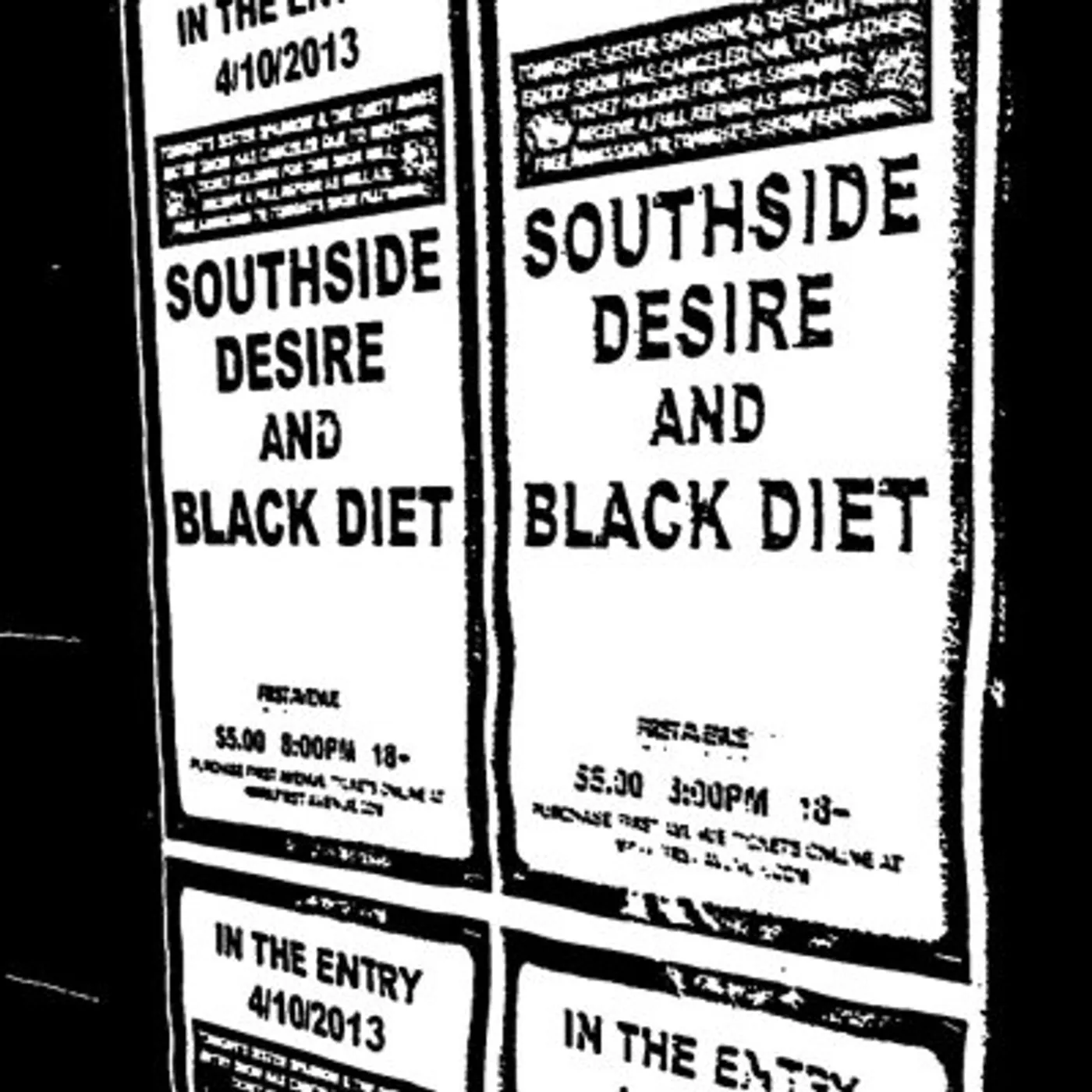 SOUTHSIDE DESIRE / BLACK DIET Vinyl Record