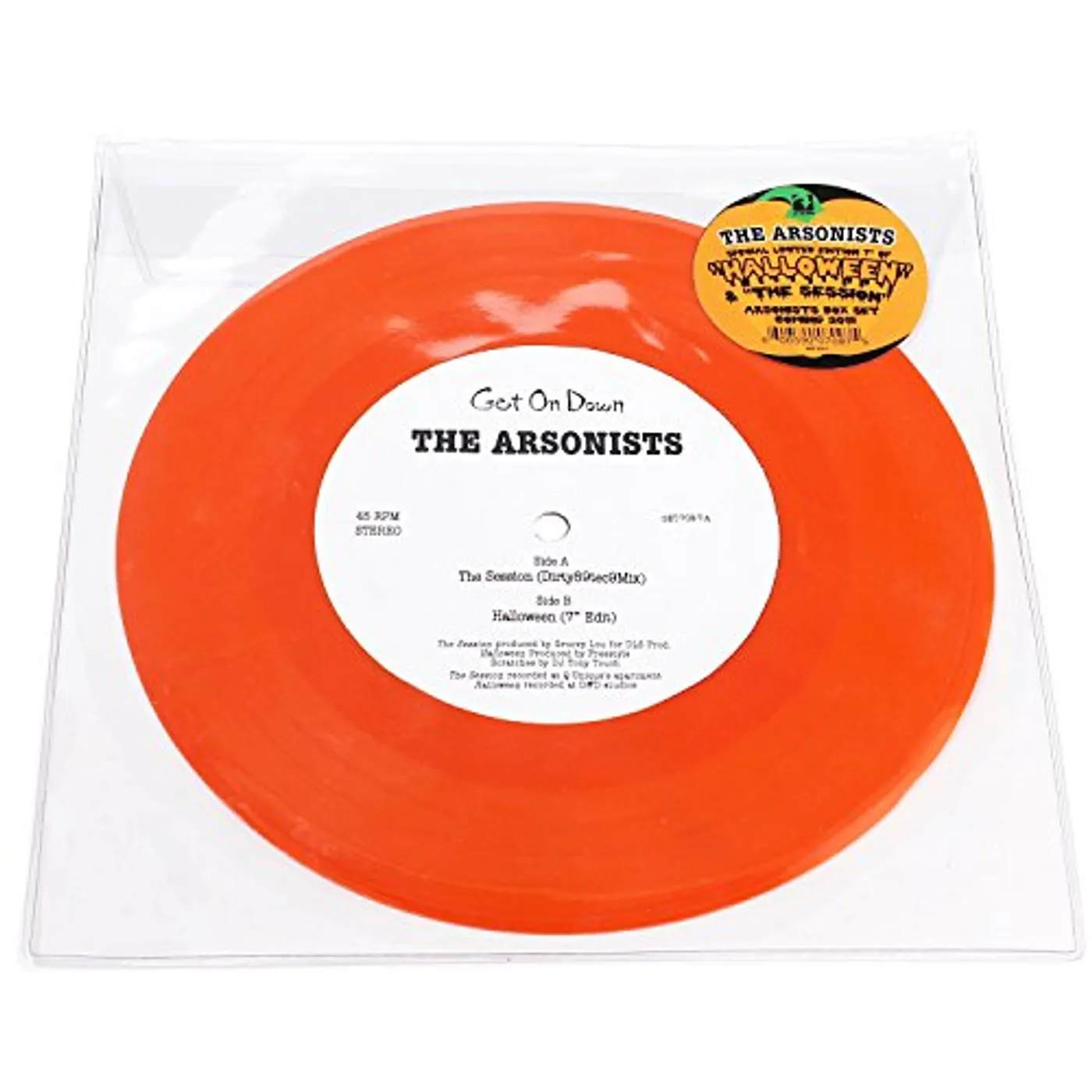 Arsonists SESSION / HALLOWEEN Vinyl Record