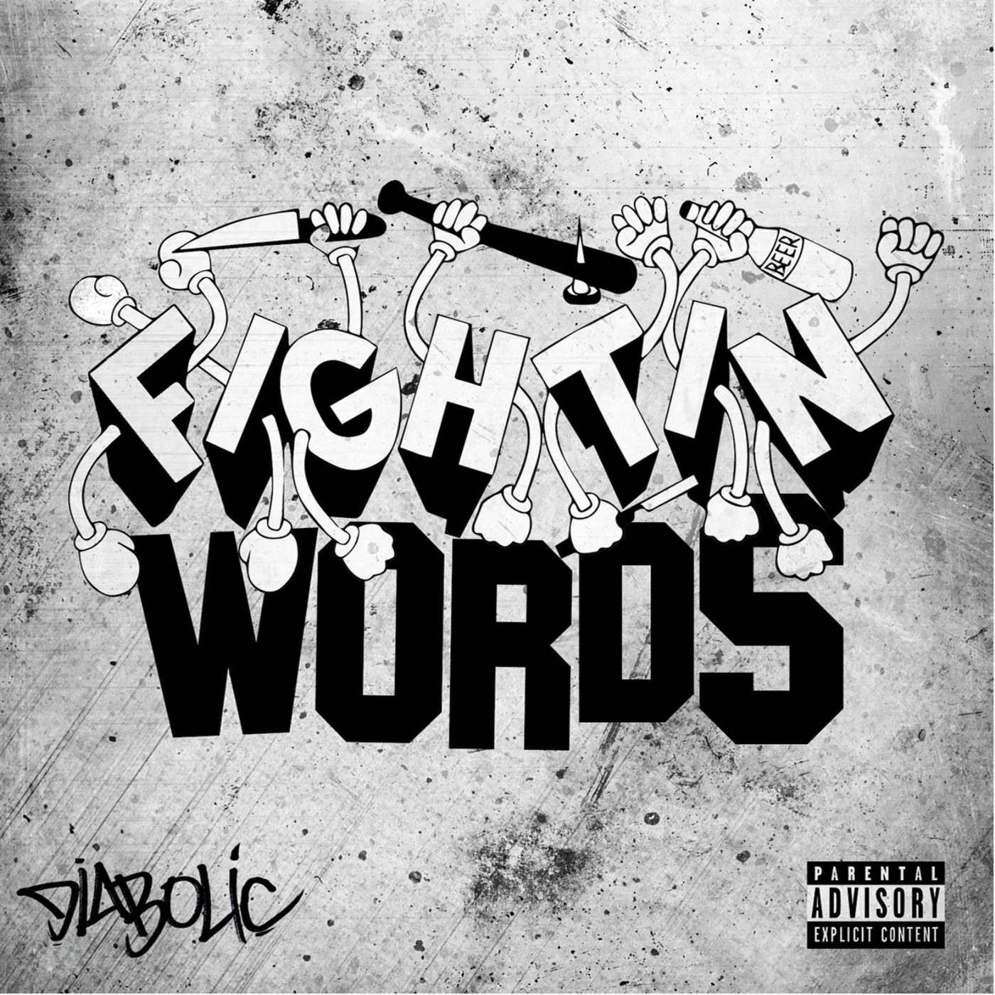 Diabolic FIGHTIN' WORDS Vinyl Record