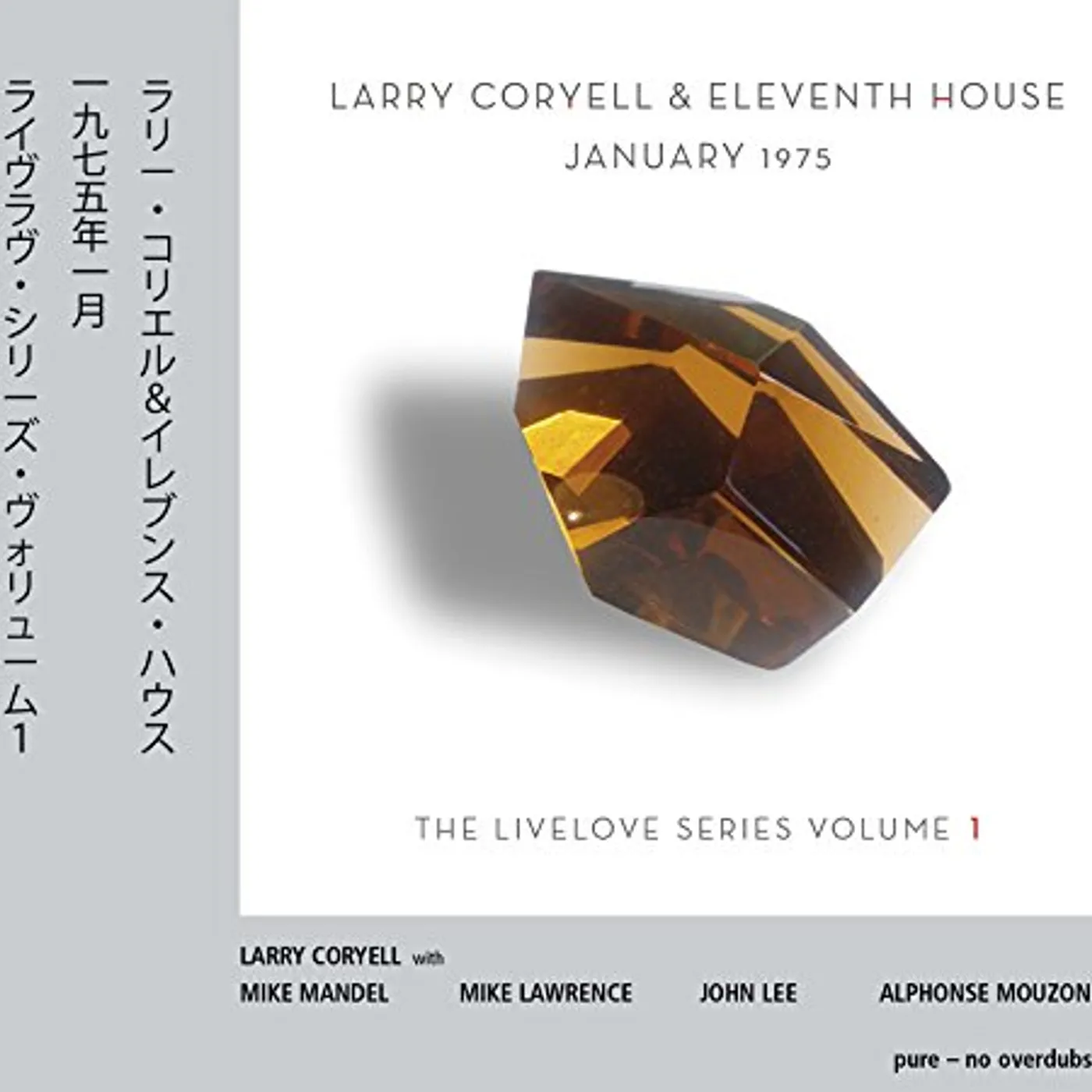 Larry Coryell & The Eleventh House JANUARY 1975 (LIVE LOVE SERIES 1) CD