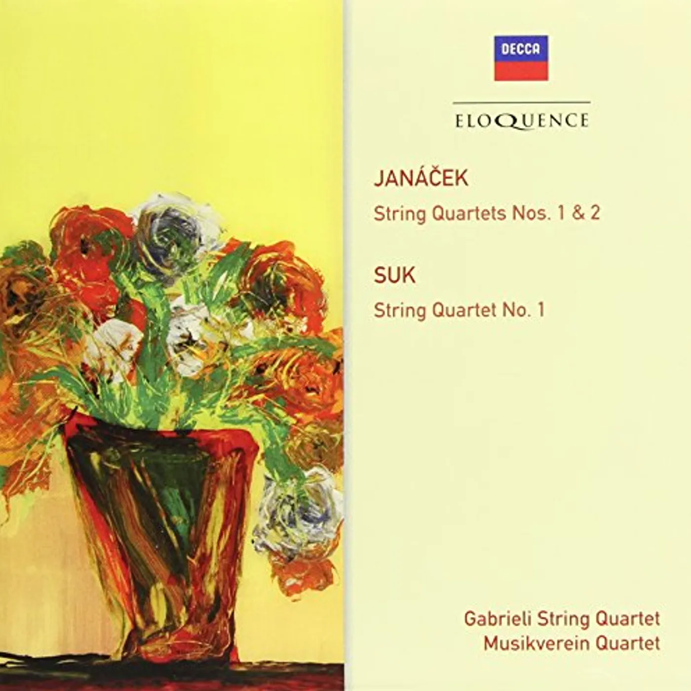 Gabrieli String Quartet JANACEK: STRING QUARTETS NOS 1 & 2 CD
