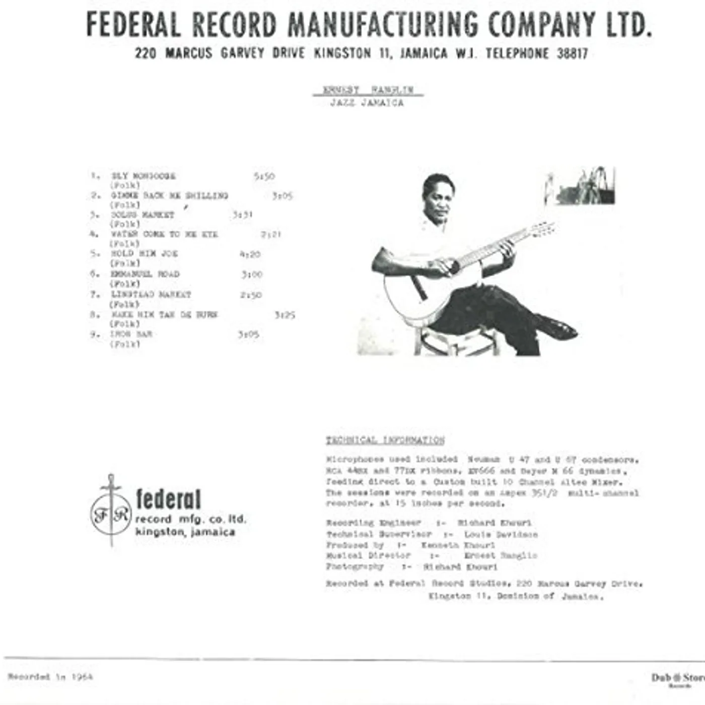 Ernest Ranglin JAZZ JAMAICA (UK) (Vinyl)