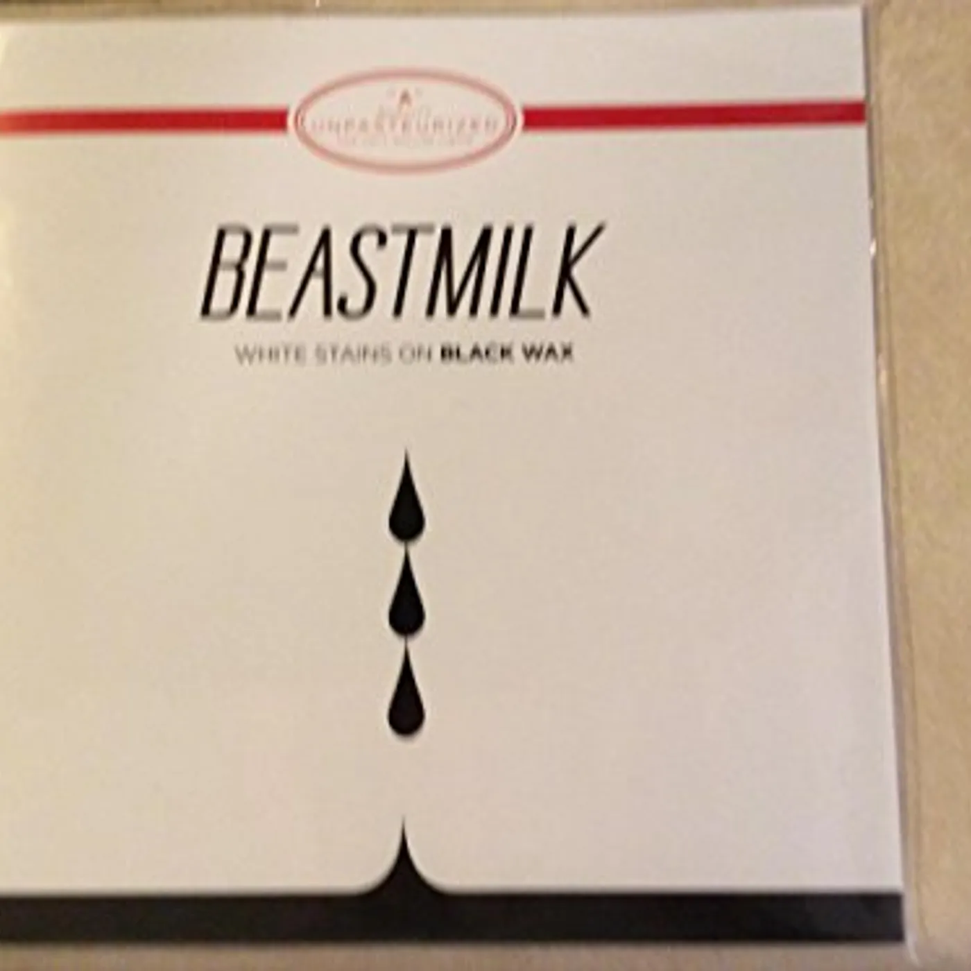 Beastmilk White Stains on Black Wax Vinyl Record