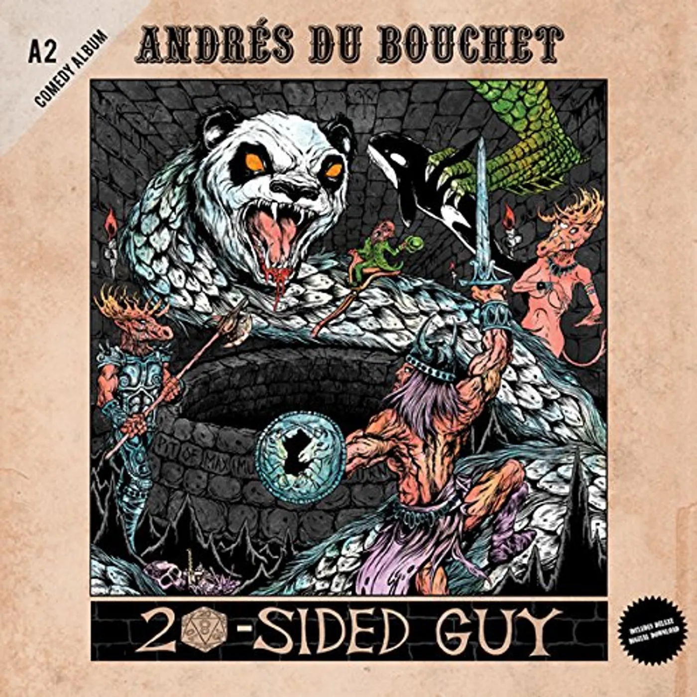 Andrés du Bouchet 20-Sided Guy Vinyl Record