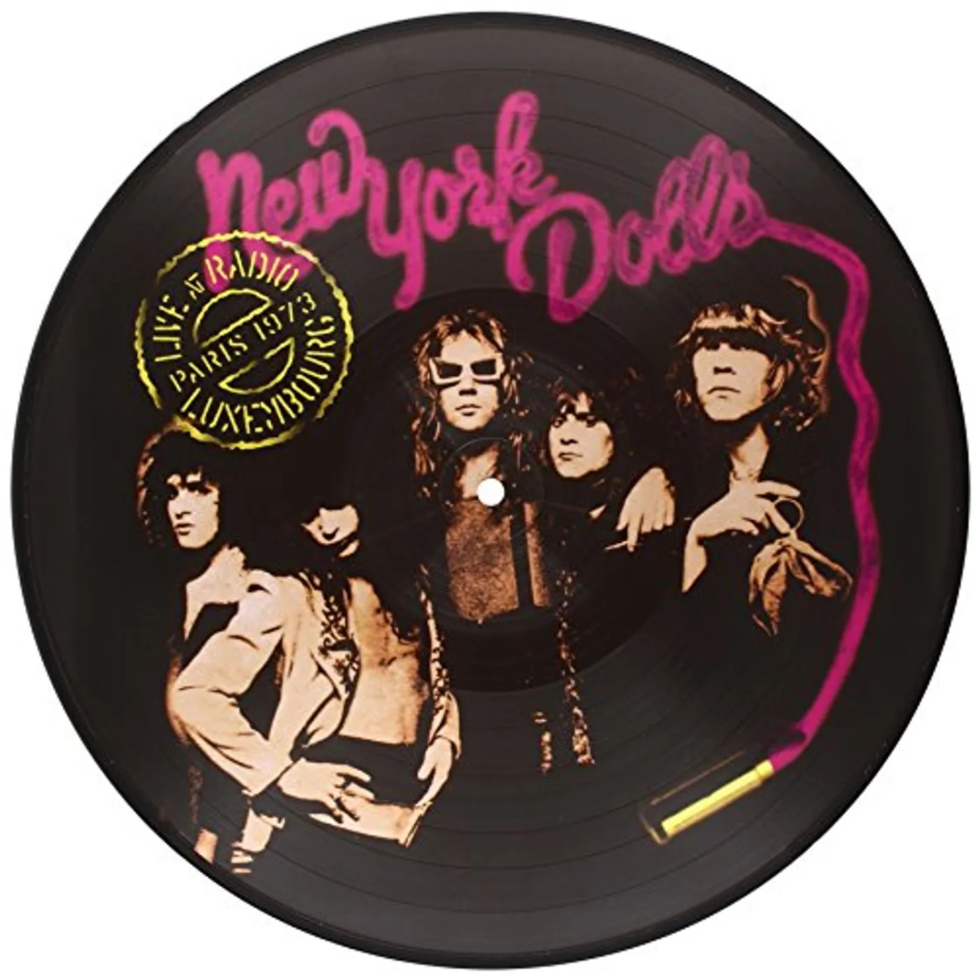 New York Dolls LIVE AT RADIO LUXEMBOURG PARIS 1973 Vinyl Record
