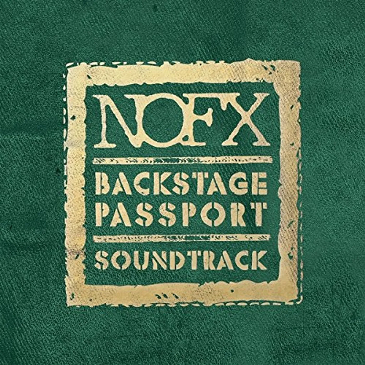 NOFX BACKSTAGE PASSPORT SOUNDTRACK CD