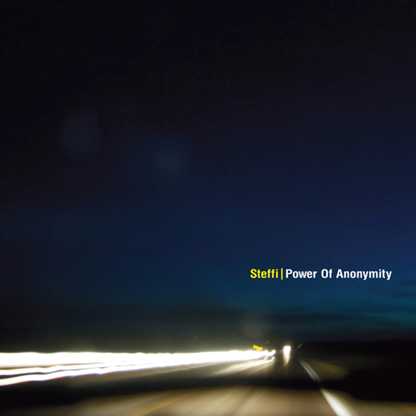 Steffi Power Of Anonymity Vinyl Record