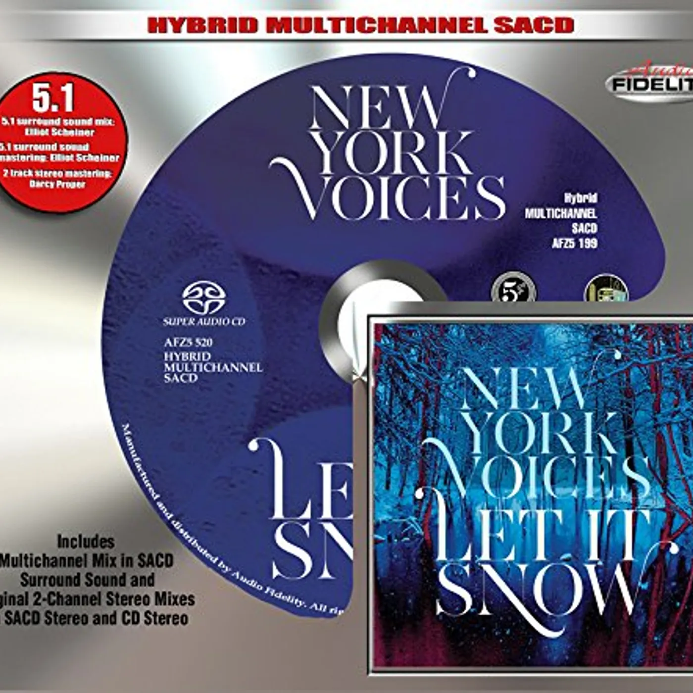 New York Voices LET IT SNOW CD