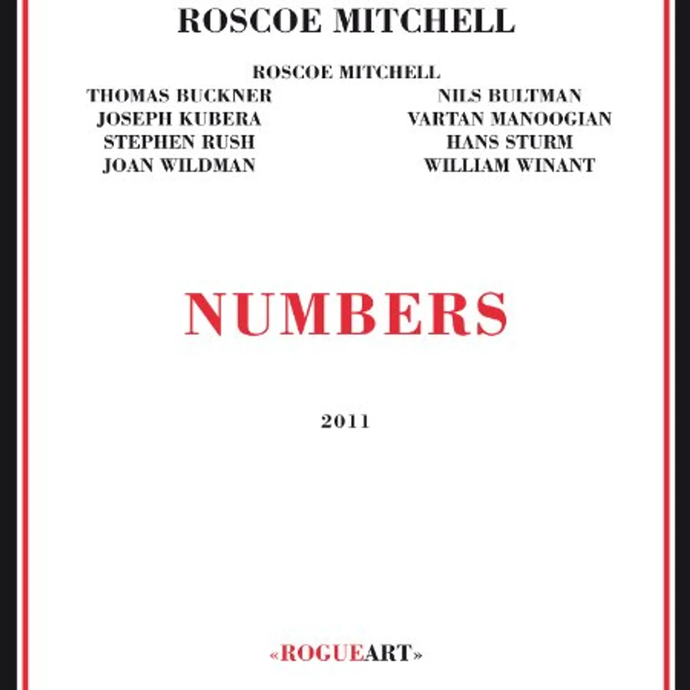 Roscoe Mitchell NUMBERS CD