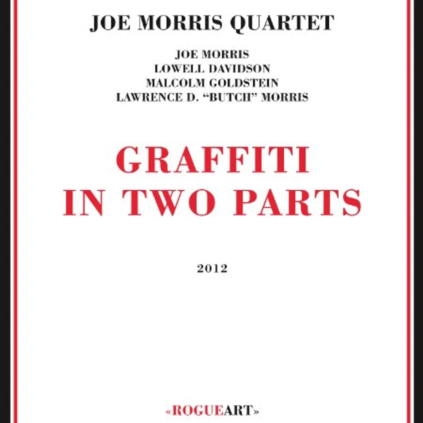 Joe Morris GRAFFITTI IN TWO PARTS CD