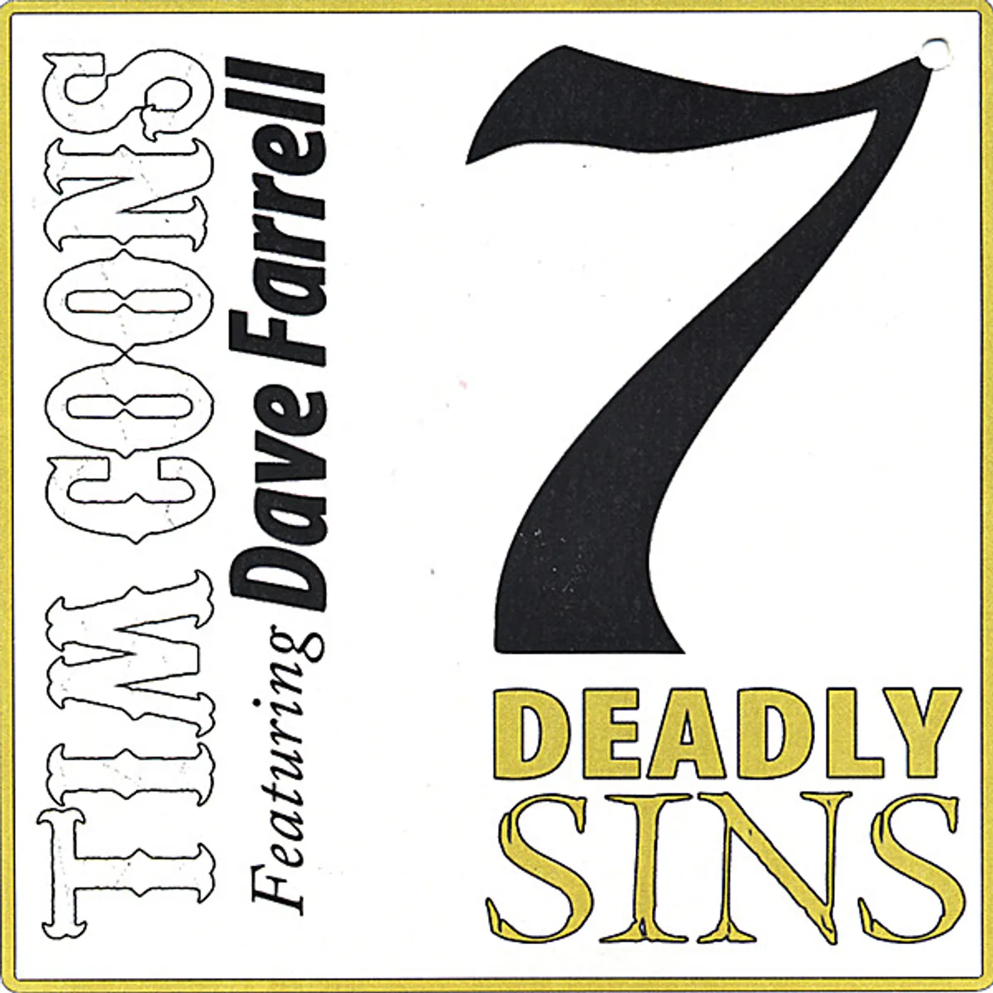 Tim Coons SEVEN DEADLY SINS CD