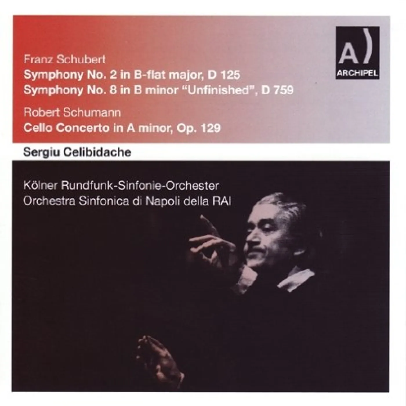 Schubert SINFONIEN 2 & 8 SCHUMANN CELL CD