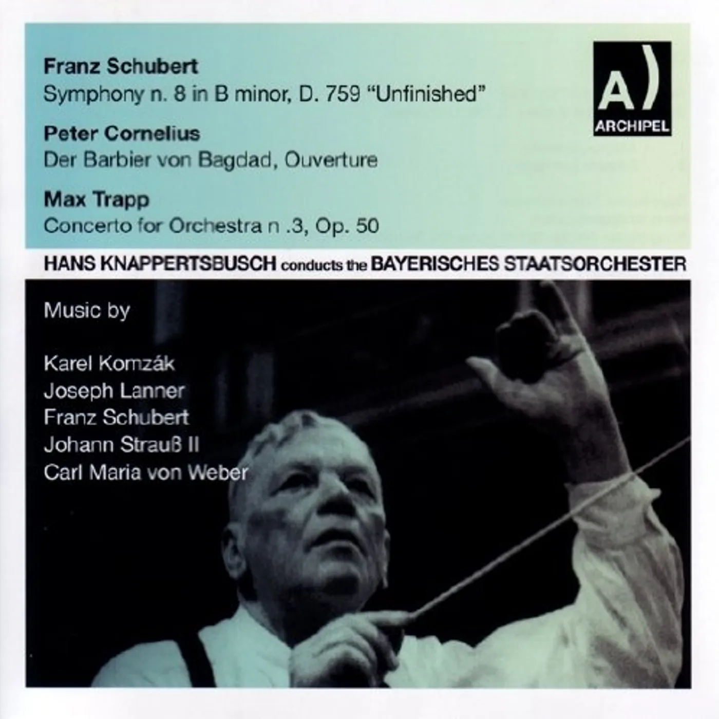 Schubert HANS KNAPPERTSBUSCH CONDUCTS CD