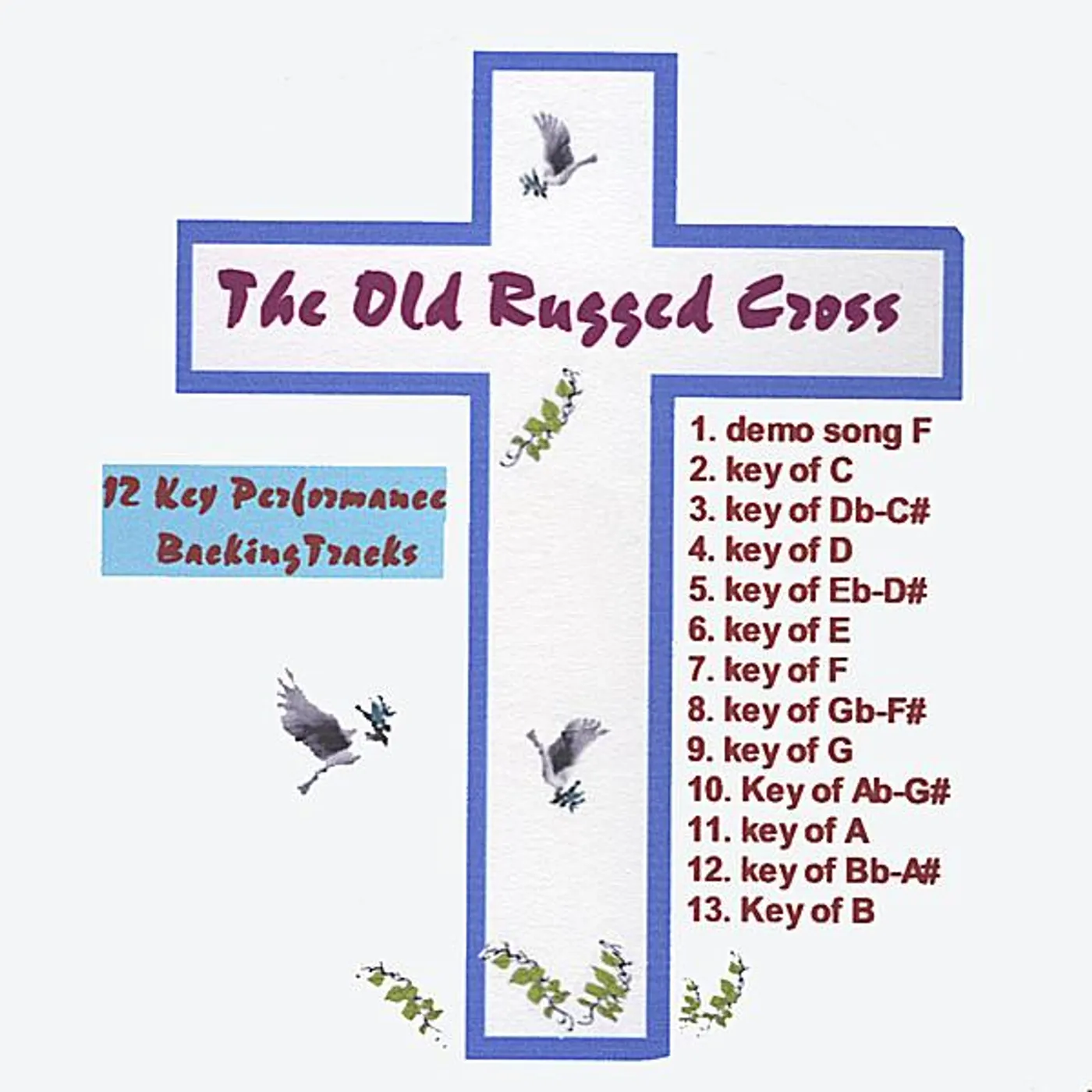 Matthews & Maz GOSPEL BACKING TRACKS RUGGED CROSS CD