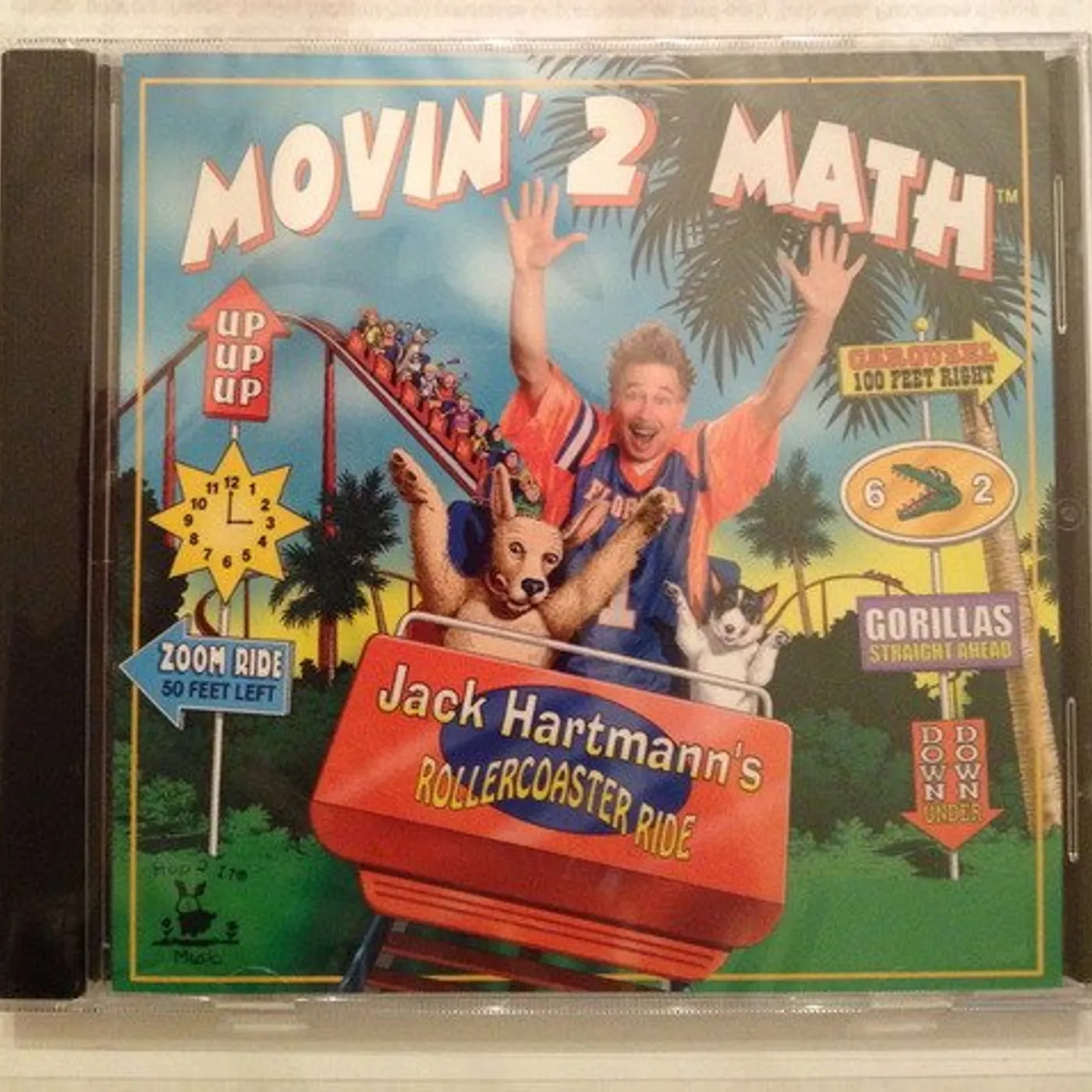 Jack Hartmann MOVIN' 2 MATH CD