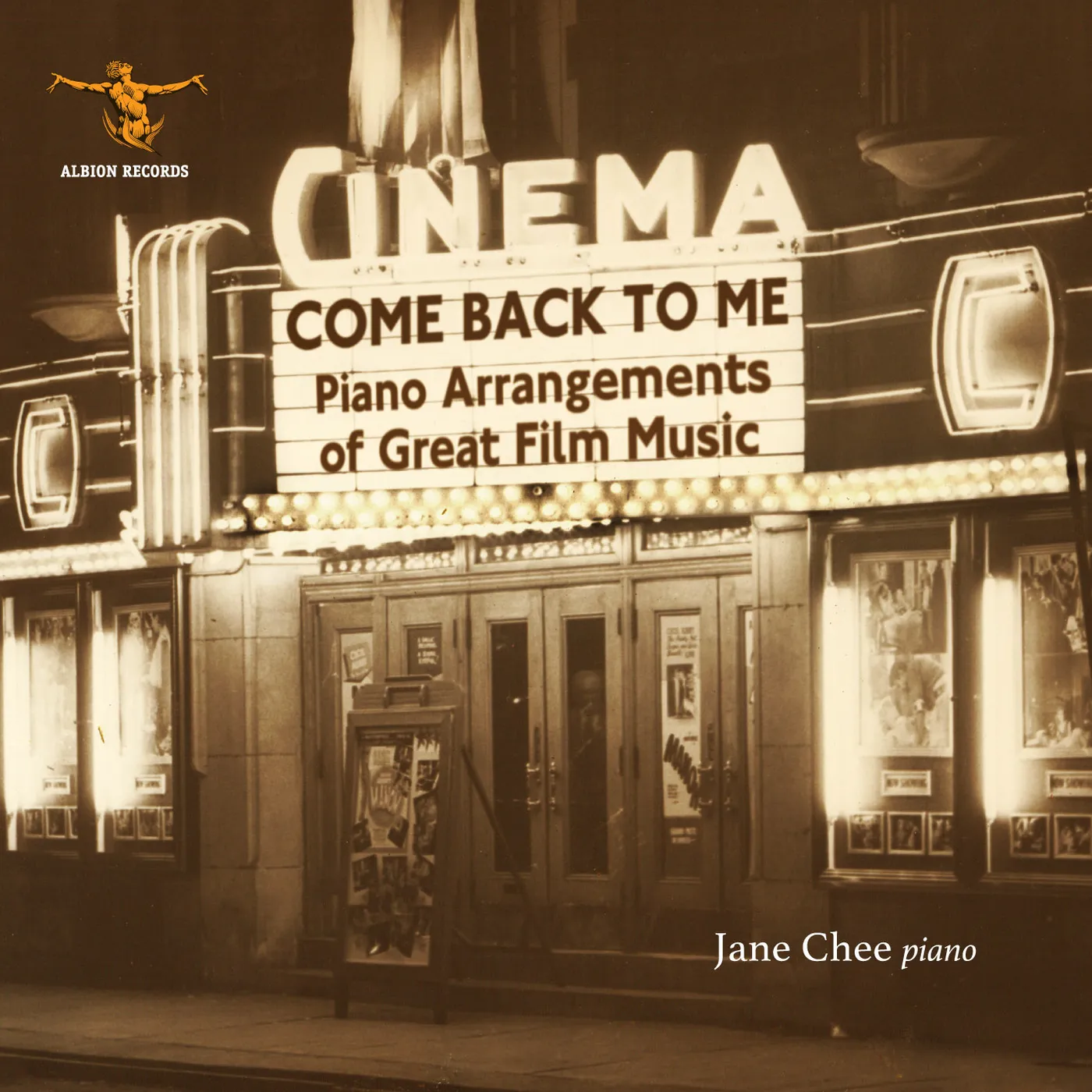 Jane Chee COME BACK TO ME-PNO ARRANGEMENTS OF GREAT FILM CD