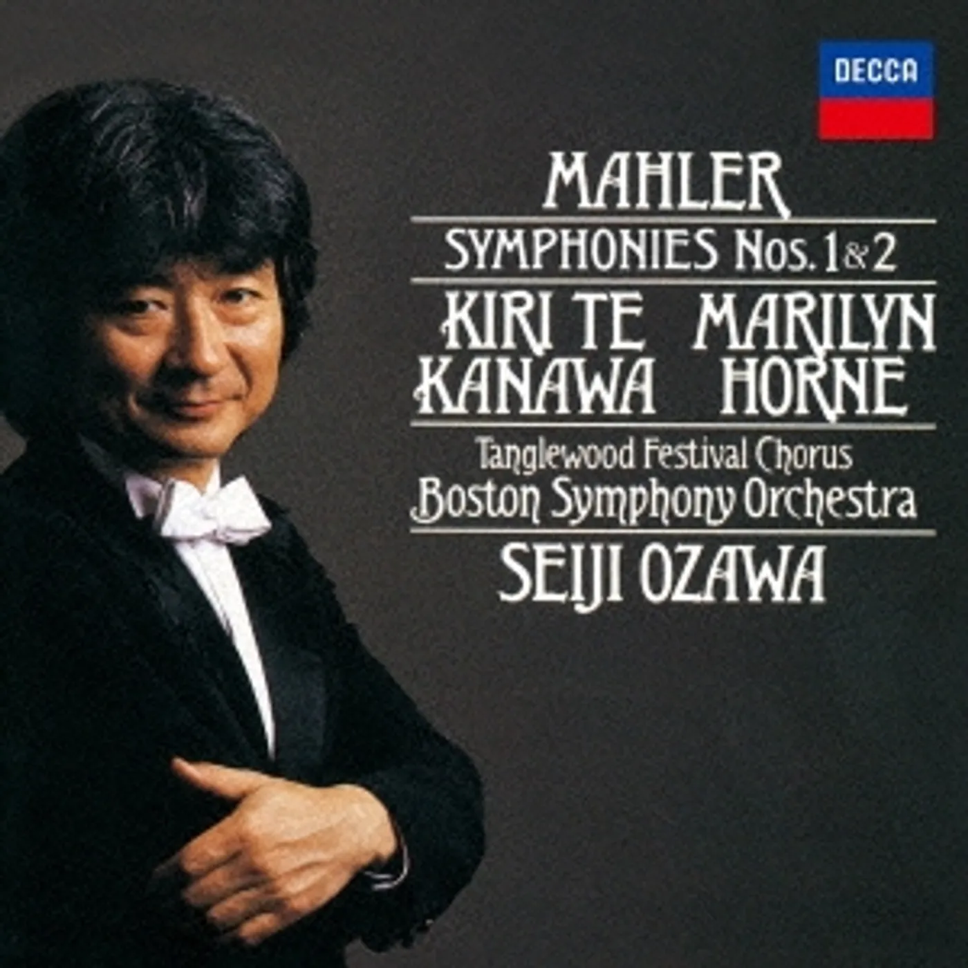 Seiji Ozawa MAHLER: SYMPHONIES NO. 1 NO. 2 CD