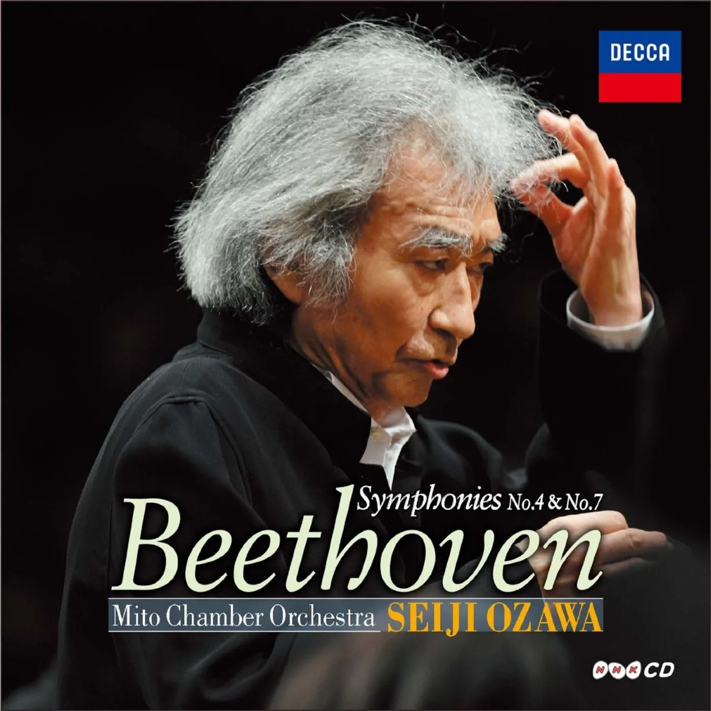 Seiji Ozawa BEETHOVEN: SYMPHONIES NO.4 & N CD