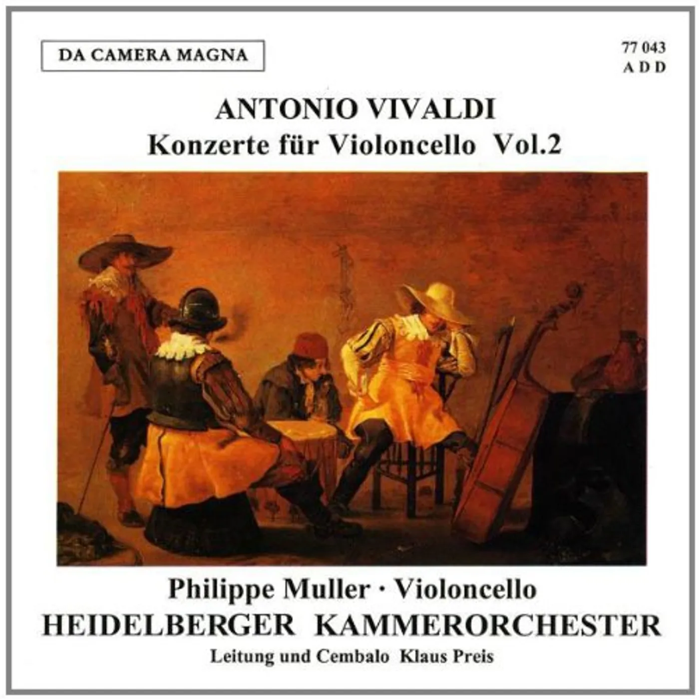 Vivaldi CONS FOR VIOLON CELLO CD