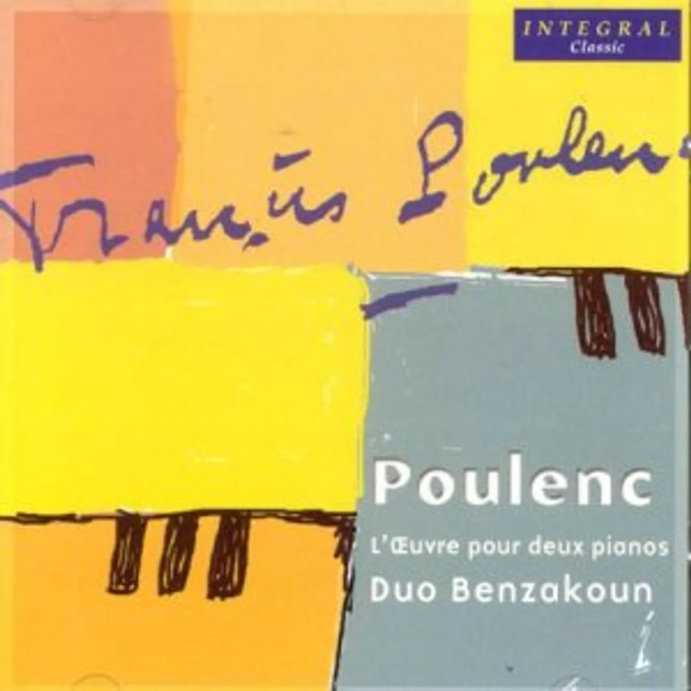 Poulenc LOEUVRE POUR DEUX PIANOSCONCE CD
