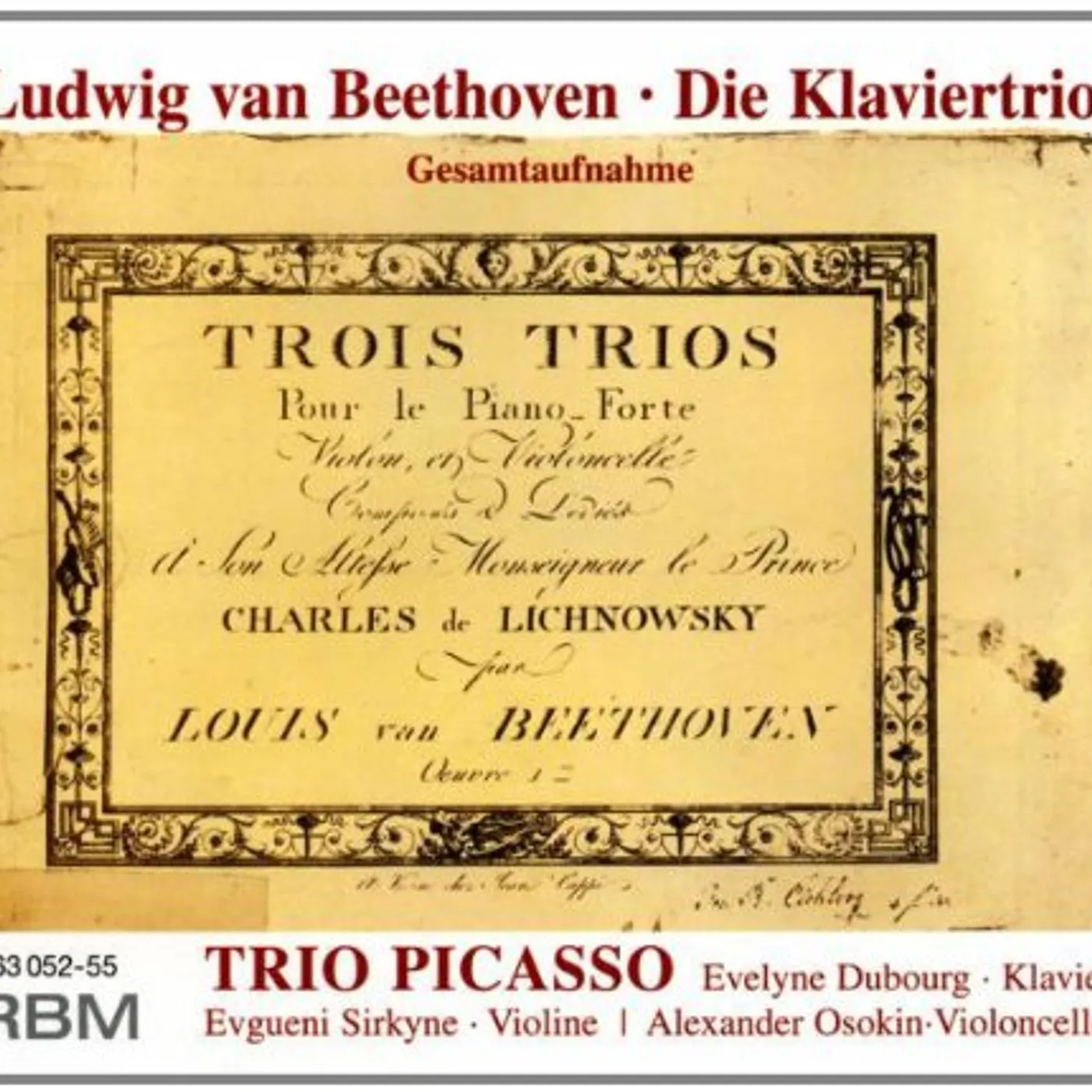 Ludwig van Beethoven PIANO TRIOS CD