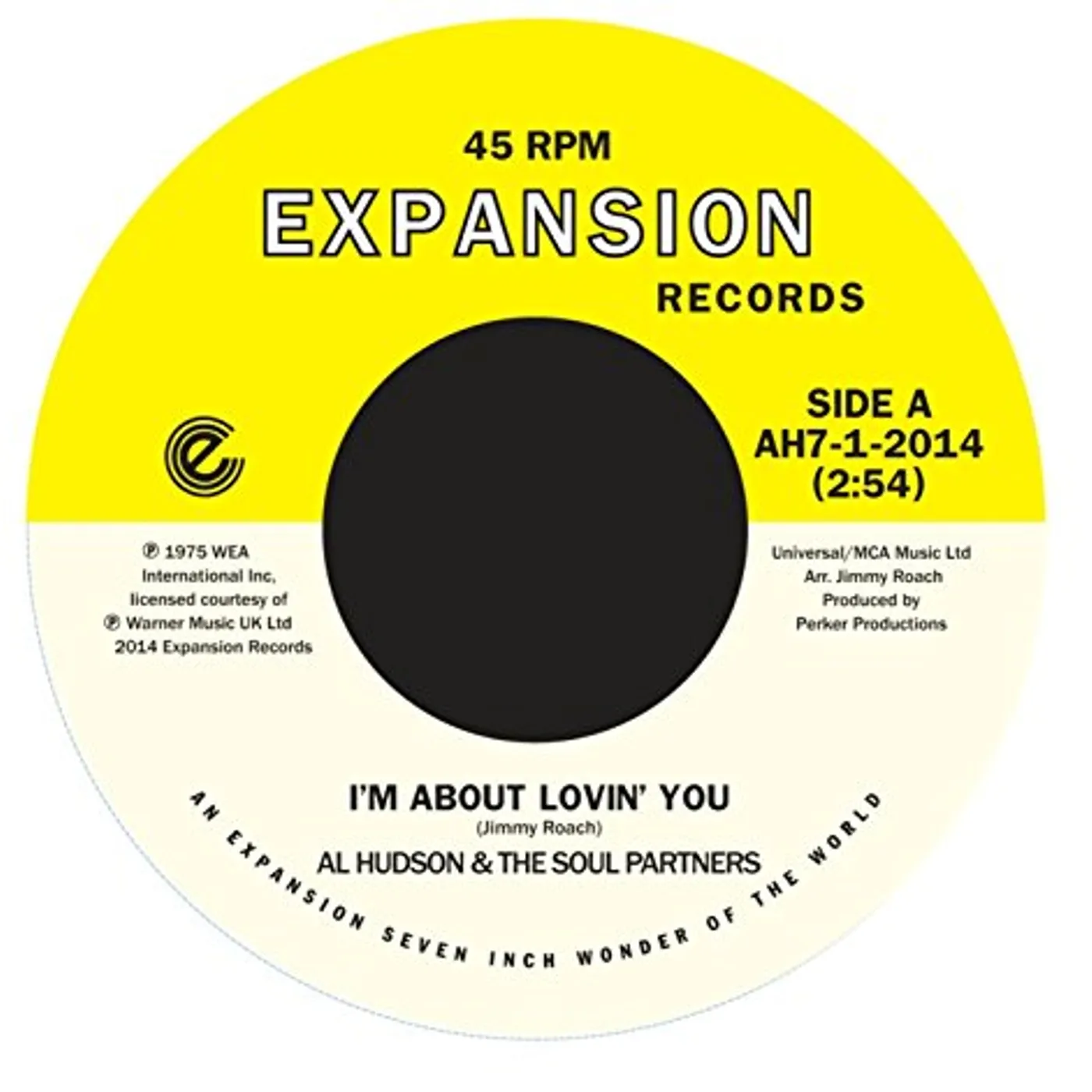 Al Hudson I'M ABOUT LOVING YOU / WHEN YOU'RE GONE Vinyl Record