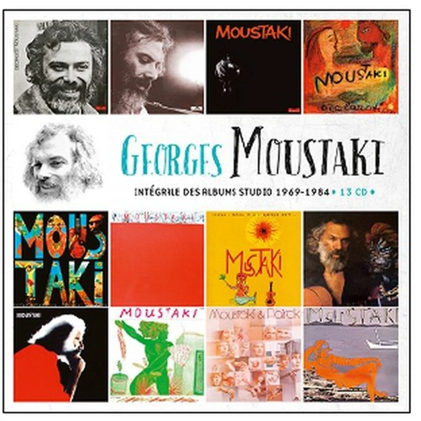 Georges Moustaki INTEGRALE DES ALBUMS STUDIO 1969 CD