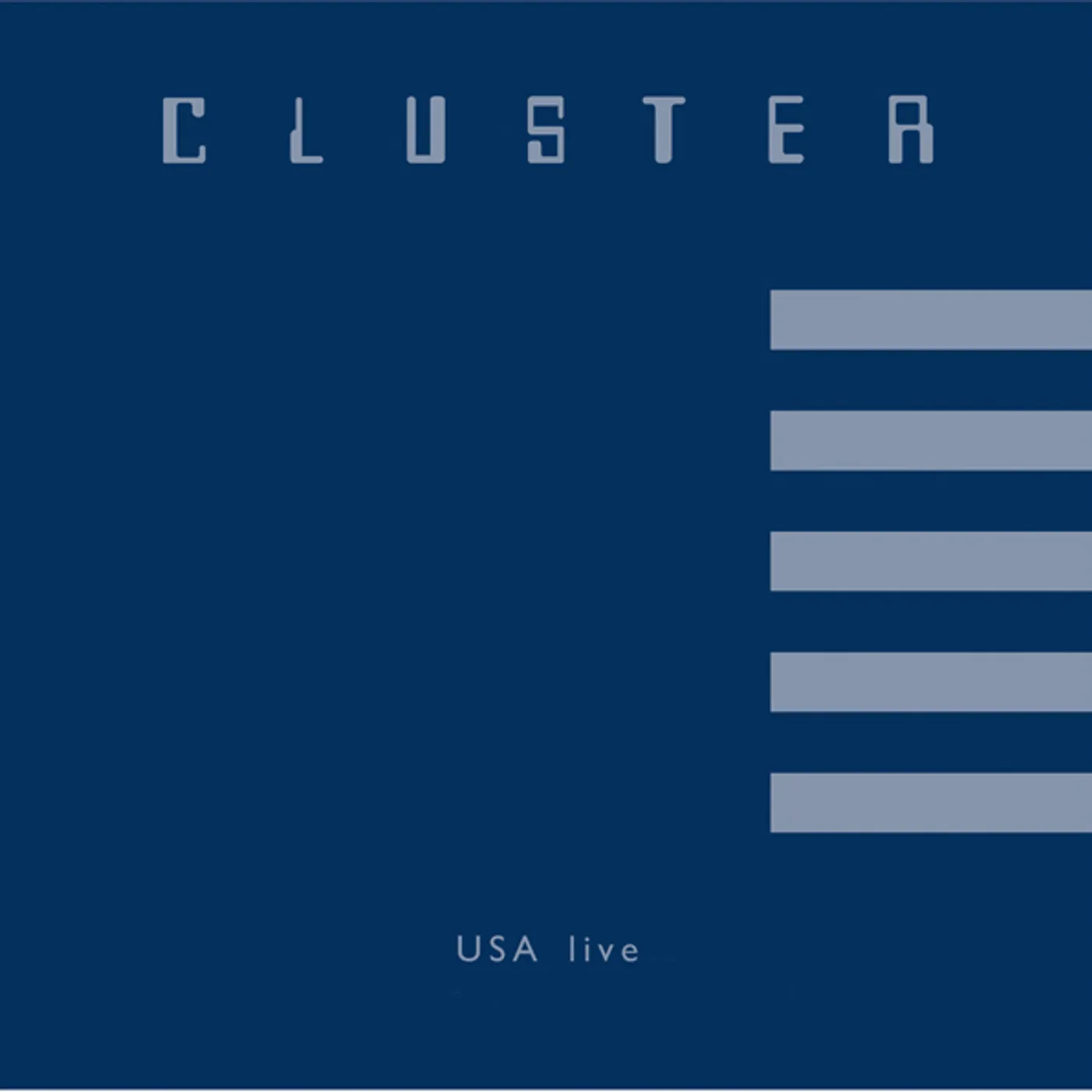 Cluster USA LIVE Vinyl Record