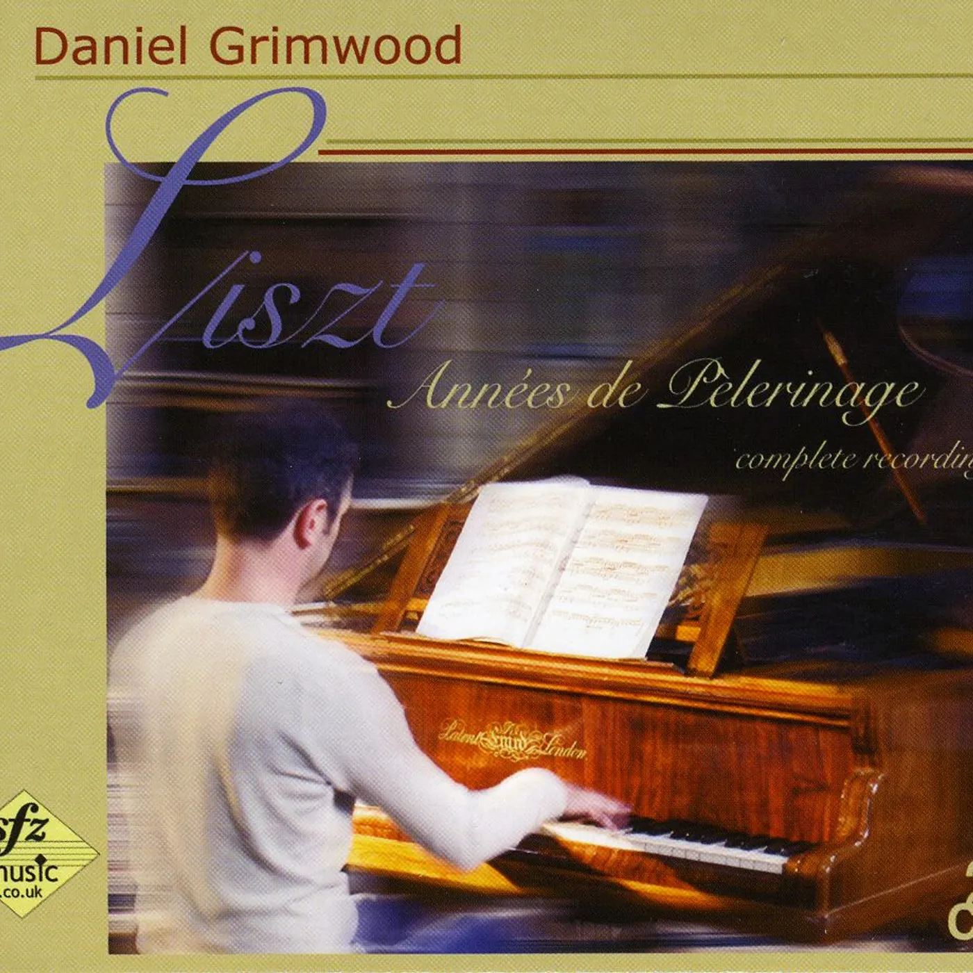 Daniel Grimwood FRANZ LISZT: ANNEES DE PELERINAGE CD