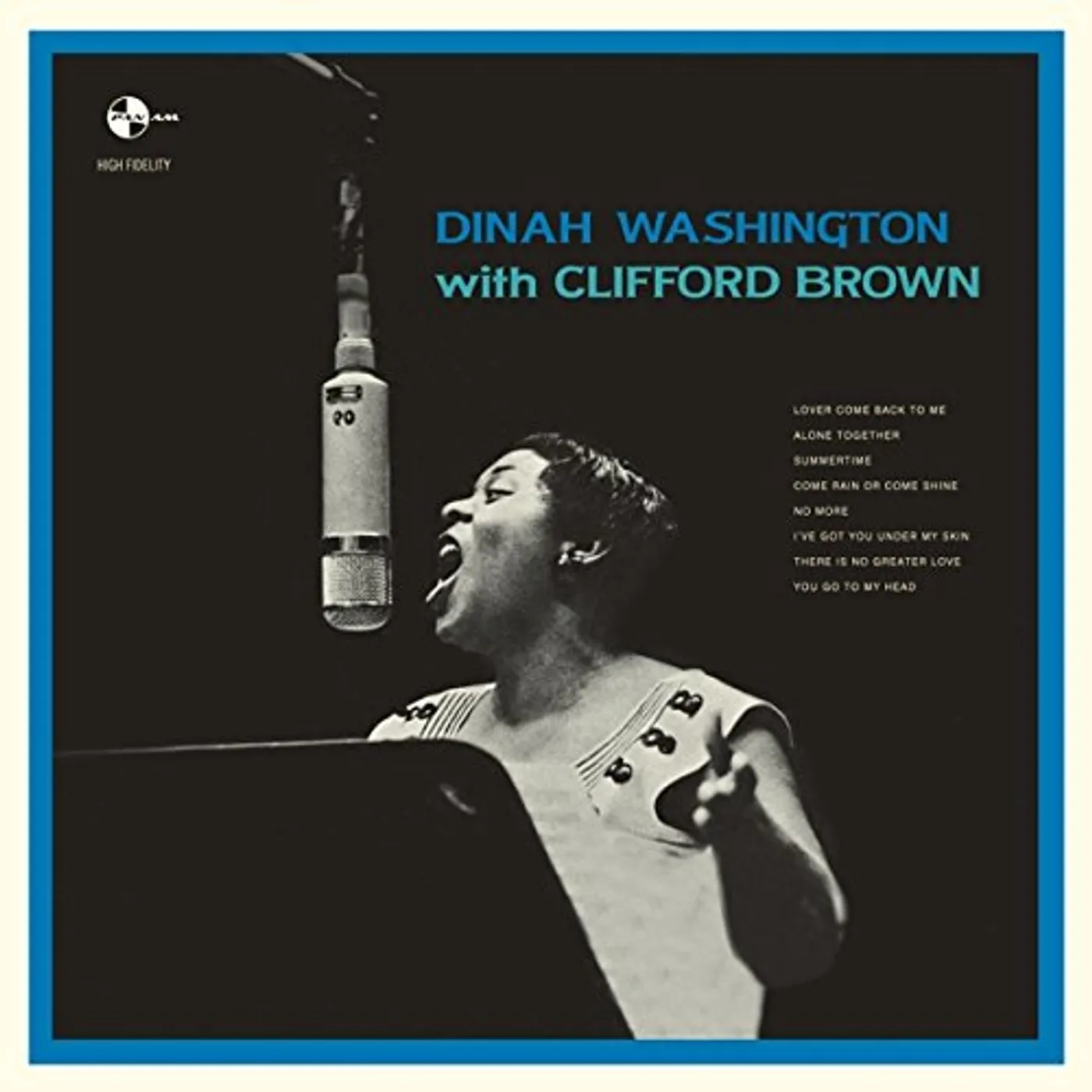 Dinah Washington WITH CLIFFORD BROWN Vinyl Record