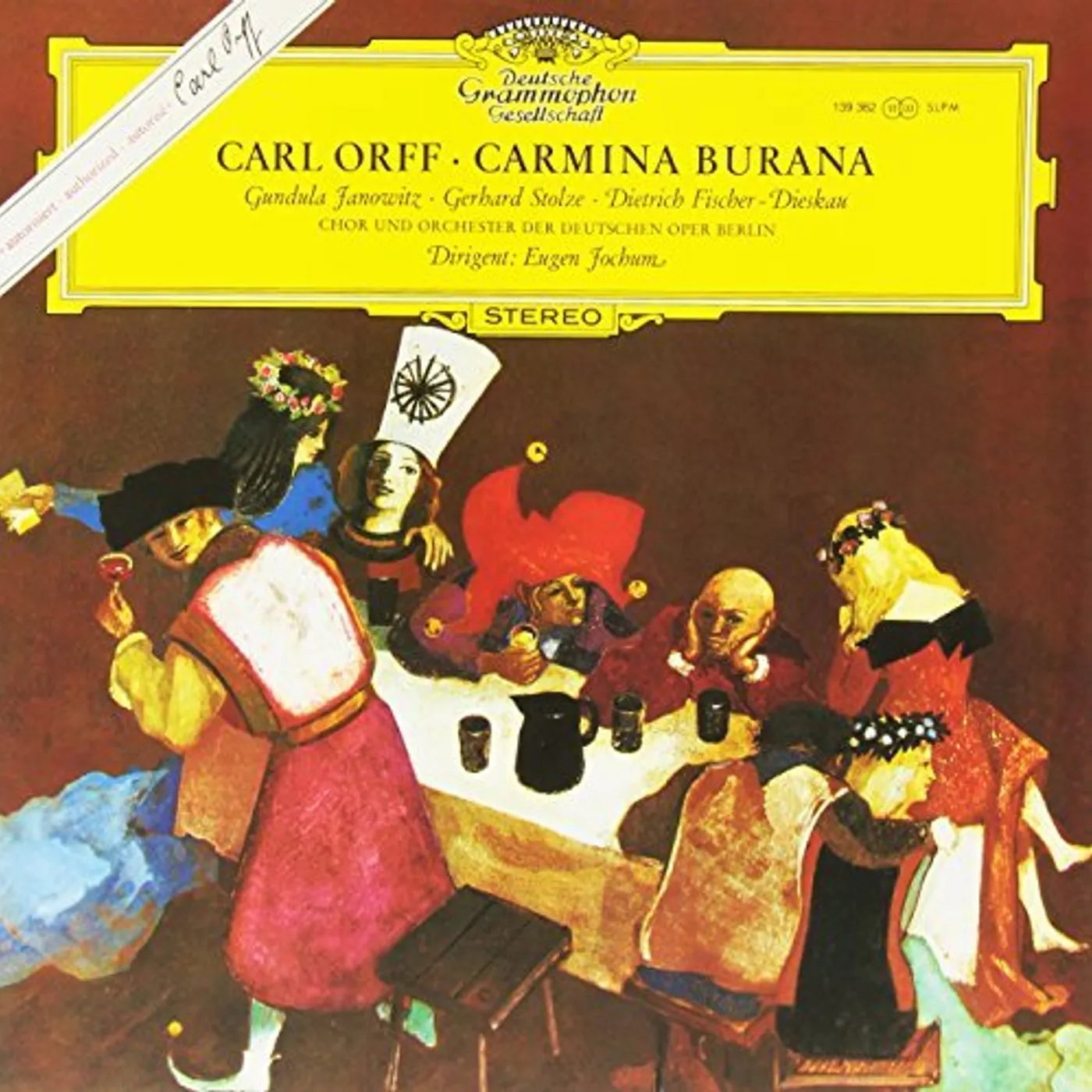 Eugen Jochum Orff: Carmina Burana Vinyl Record