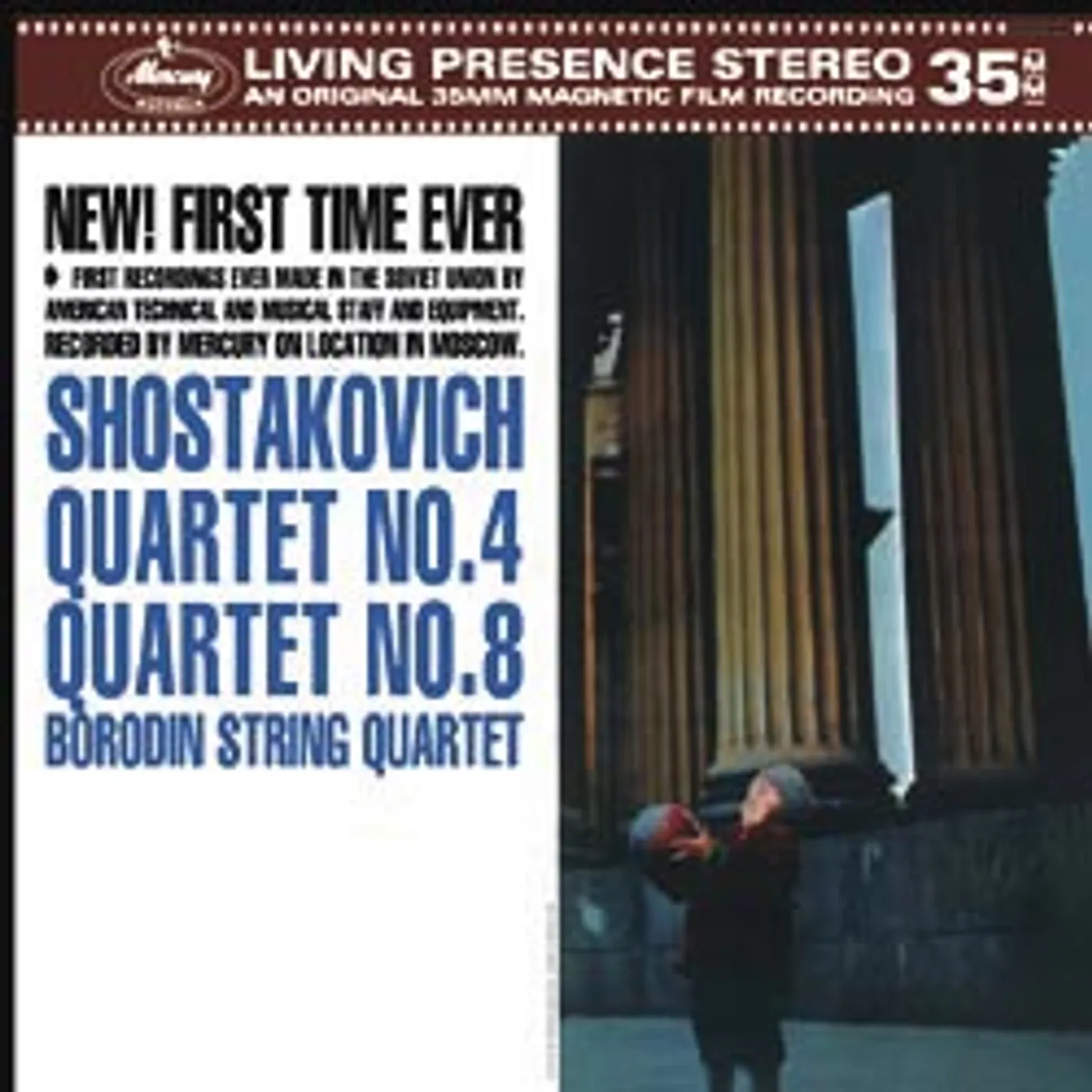 Borodin Quartet SHOSTAKOVICH: STRING QUARTETS NOS. 4 & 8 Vinyl Record