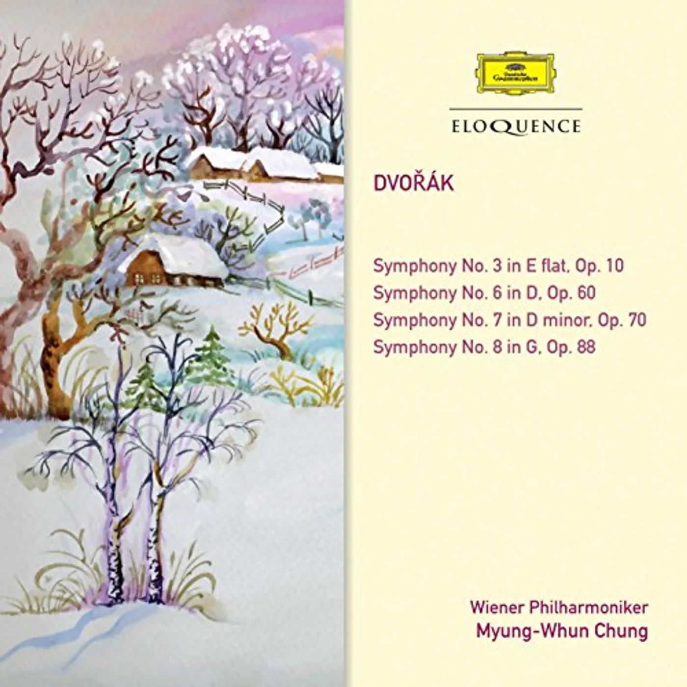 Myung-Whun Chung DVORAK: SYMPHONIES 3 6 7 & 8 CD