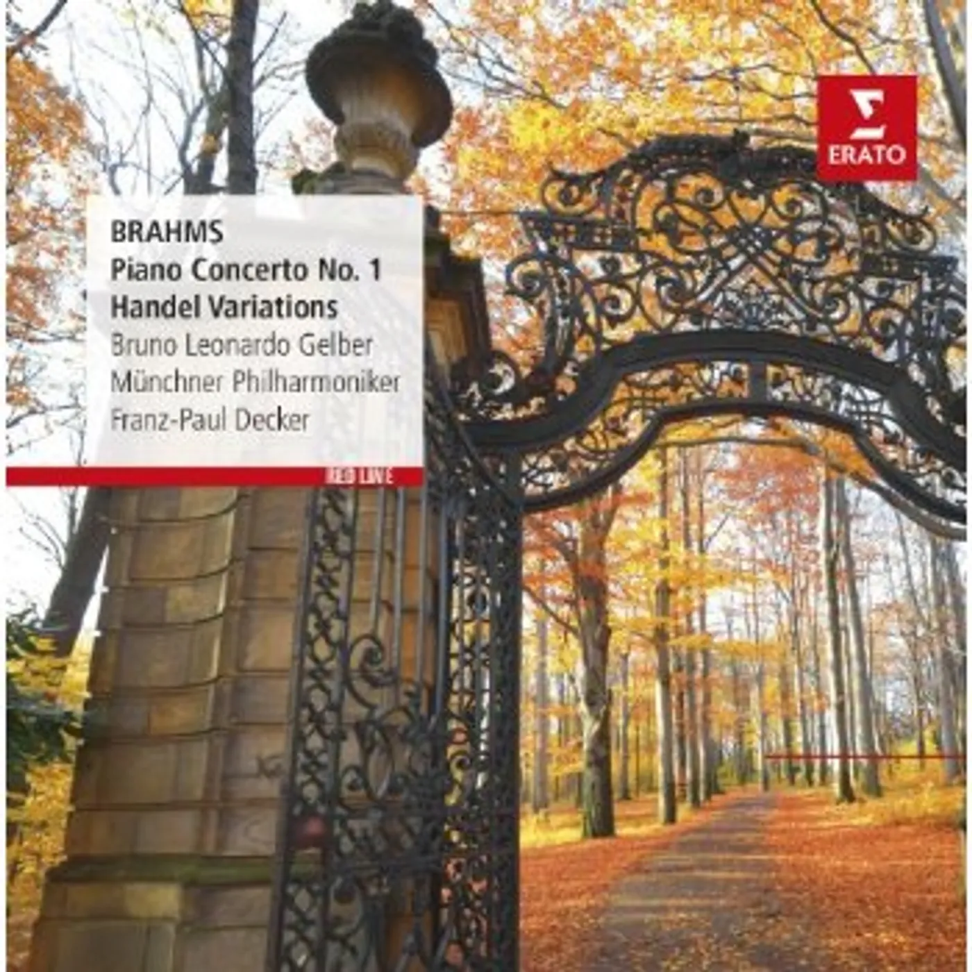 Johannes Brahms PIANO CON 1 & HANDEL CD