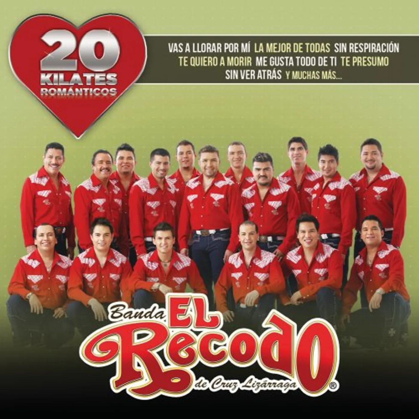 Banda Sinaloense El Recodo De Cruz Lizarraga 20 KILATES ROMANTICOS CD