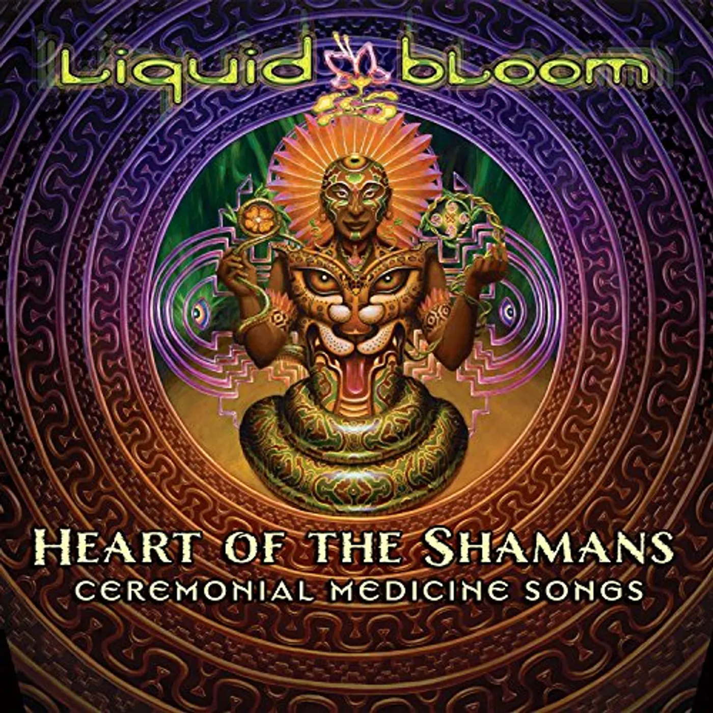 Liquid Bloom HEART OF THE SHAMANS: CEREMONIAL MEDICINE SONGS CD