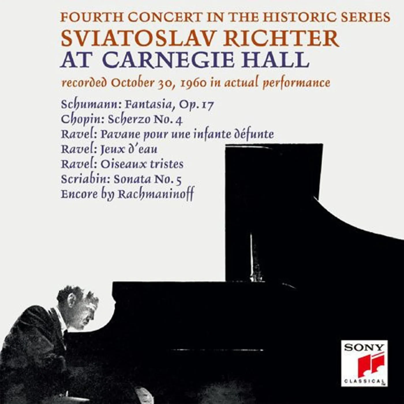 Sviatoslav Richter AT CARNEGIE HALL 1960 VOLUME 5 CD