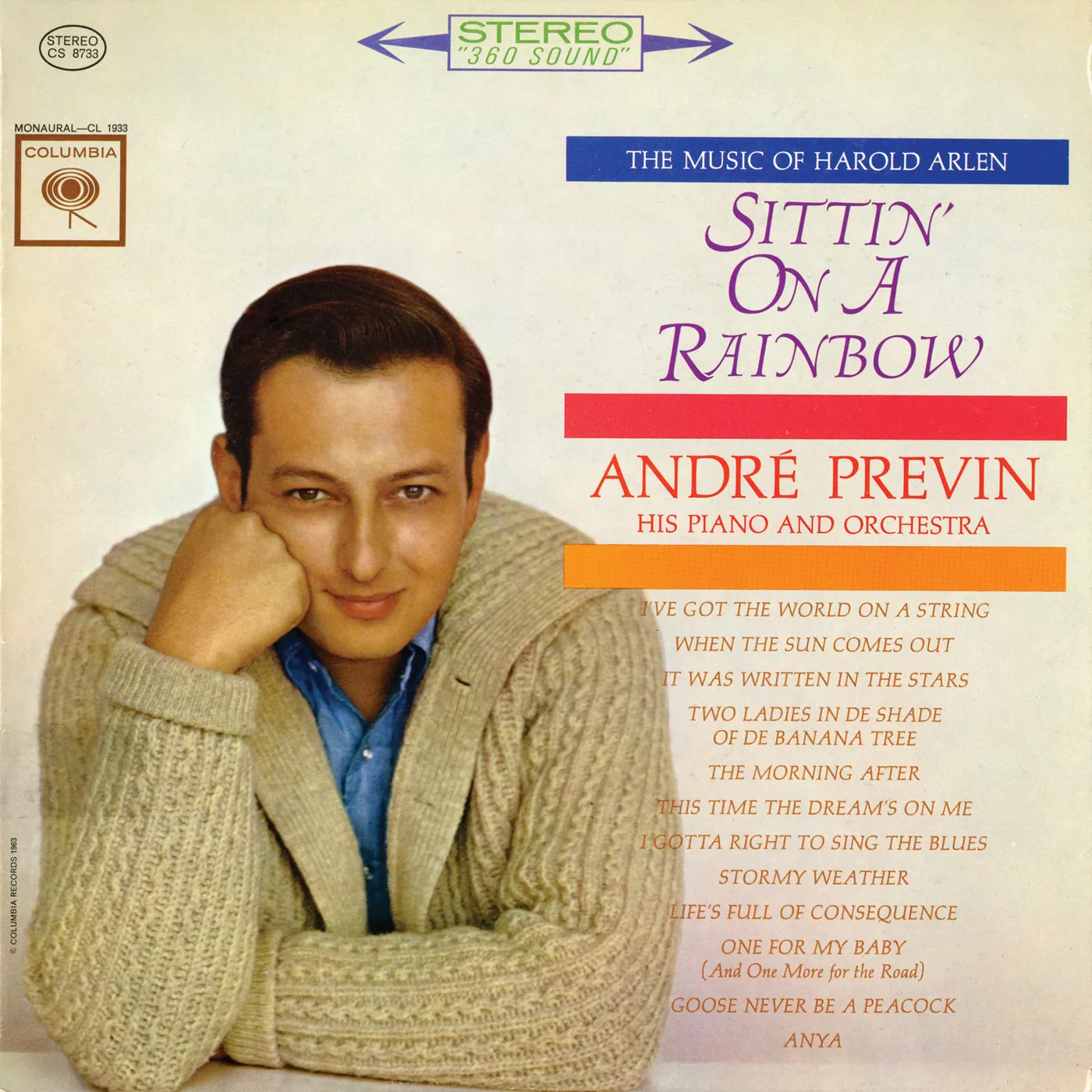 Andre Previn SITTIN ON A RAINBOW CD