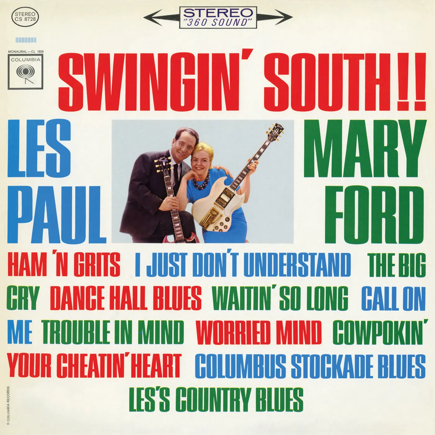 Les Paul & Mary Ford SWINGIN SOUTH CD