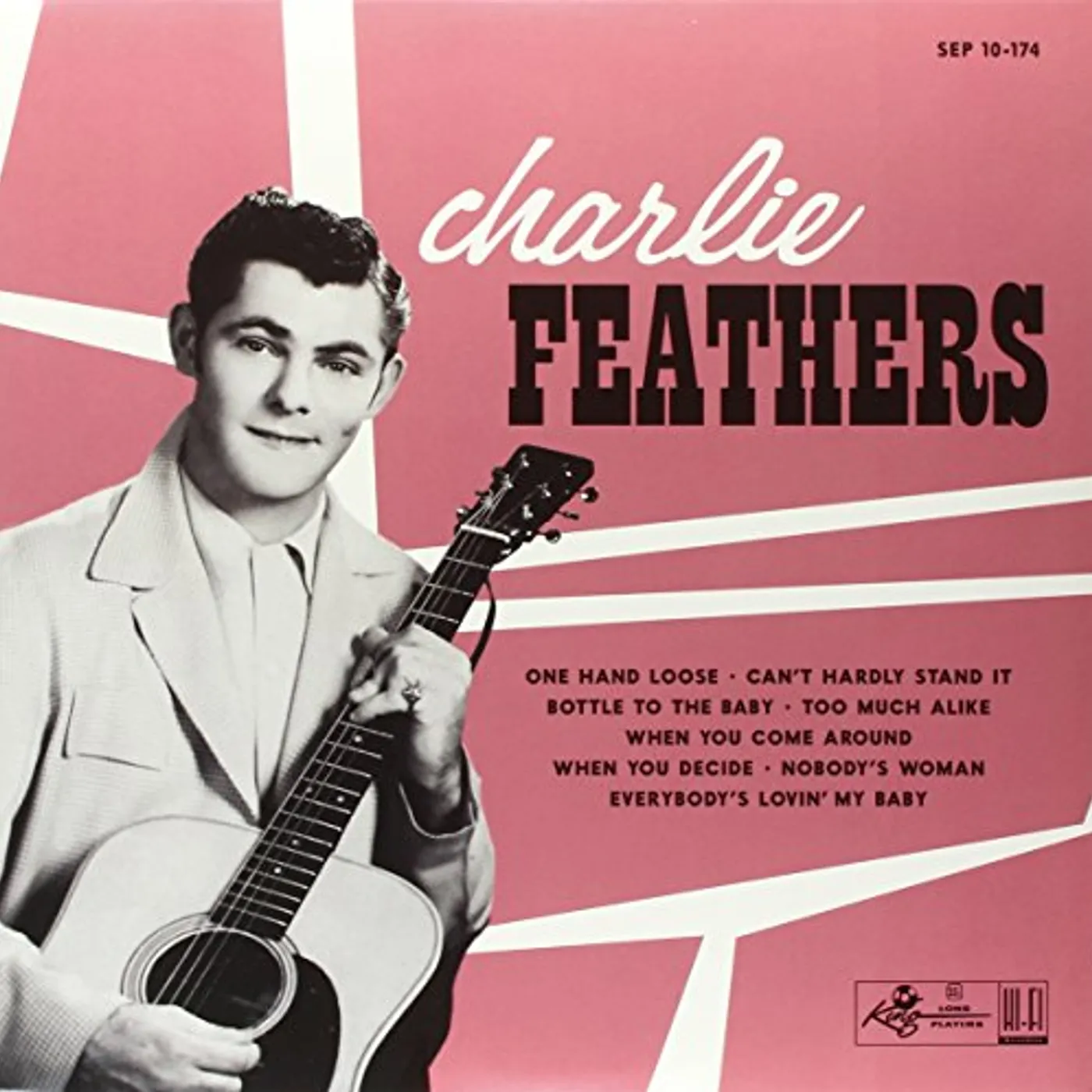 Charlie Feathers ONE HAND LOOSE / CAN'T HARDLY STAND IT + 6 Vinyl Record