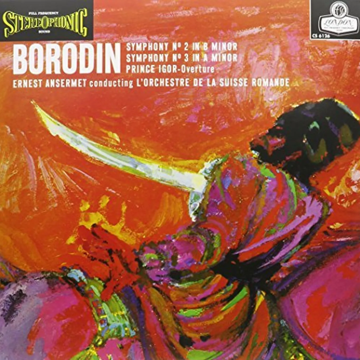 Ernest Ansermet BORODIN SYMPHONIES NOS. 2 & 3 Vinyl Record