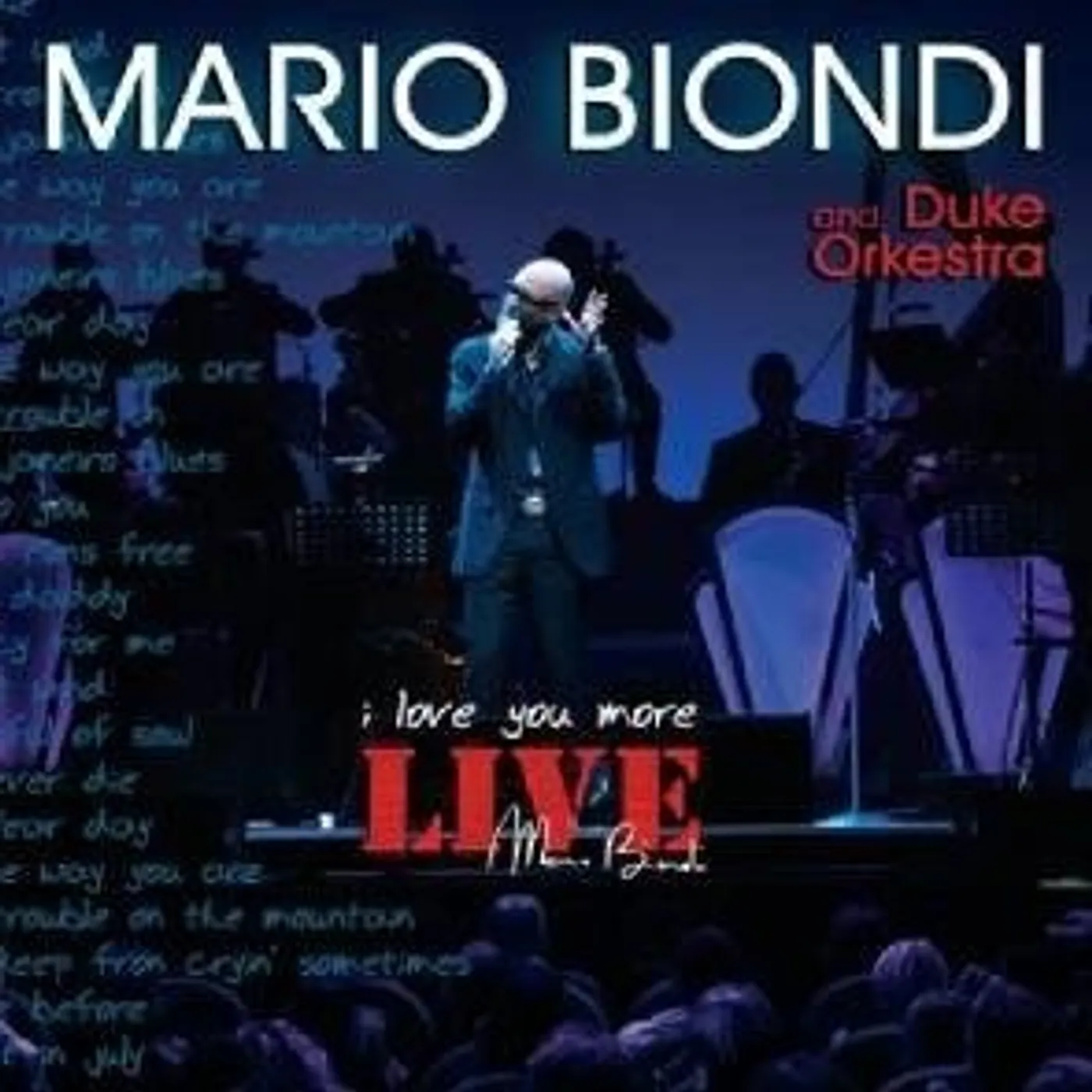 Mario Biondi LIVE I LOVE YOU MORE (W/DVD) Vinyl Record - Italy Release